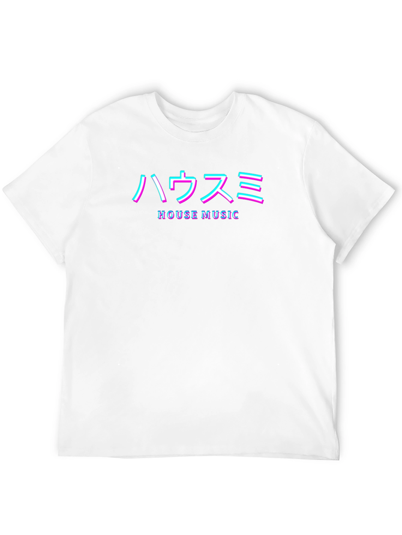 House Music T-Shirt - Japanese Text Design