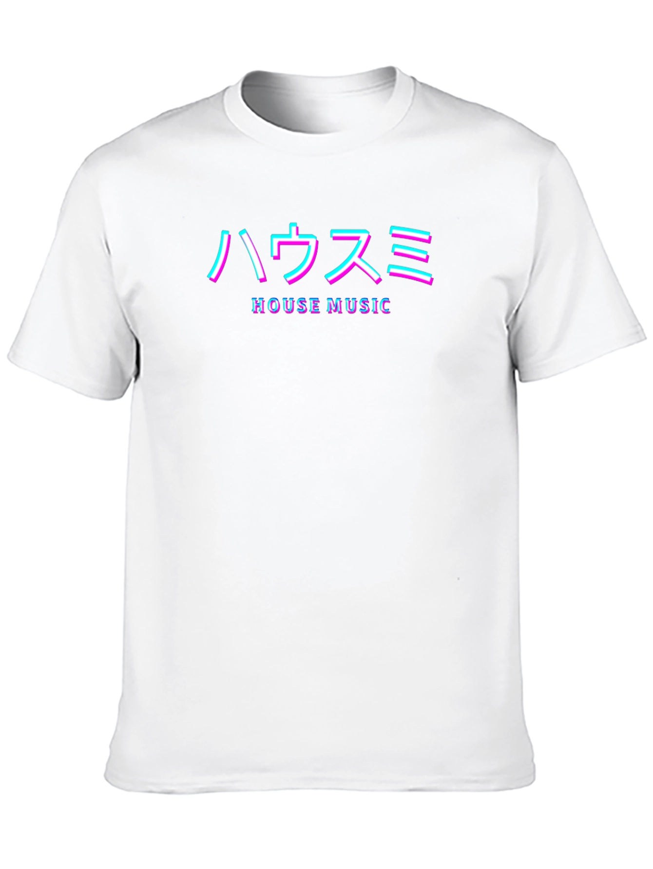 House Music T-Shirt - Japanese Text Design