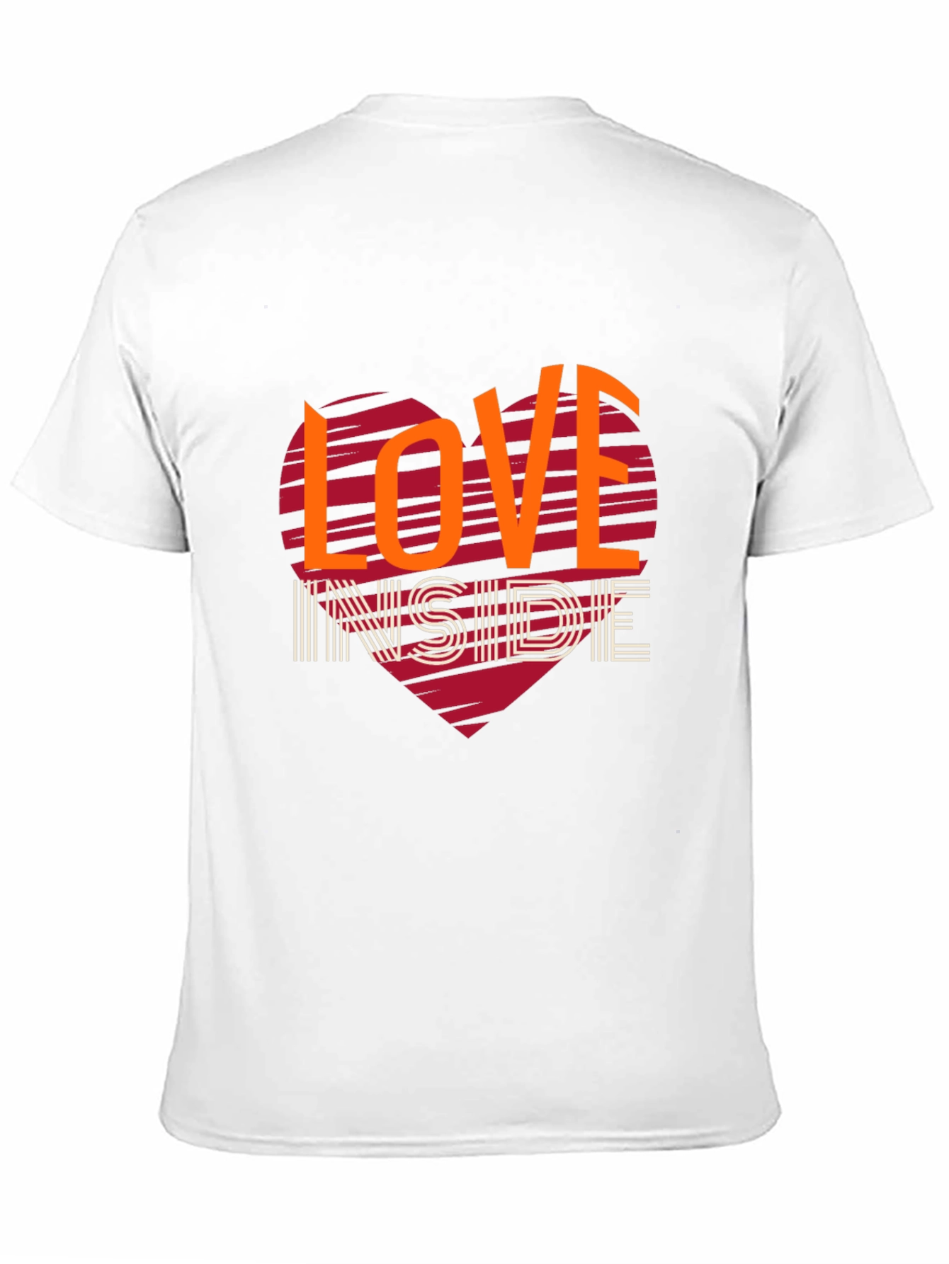 Love Inside Graphic Tee - Trendy Heart Design