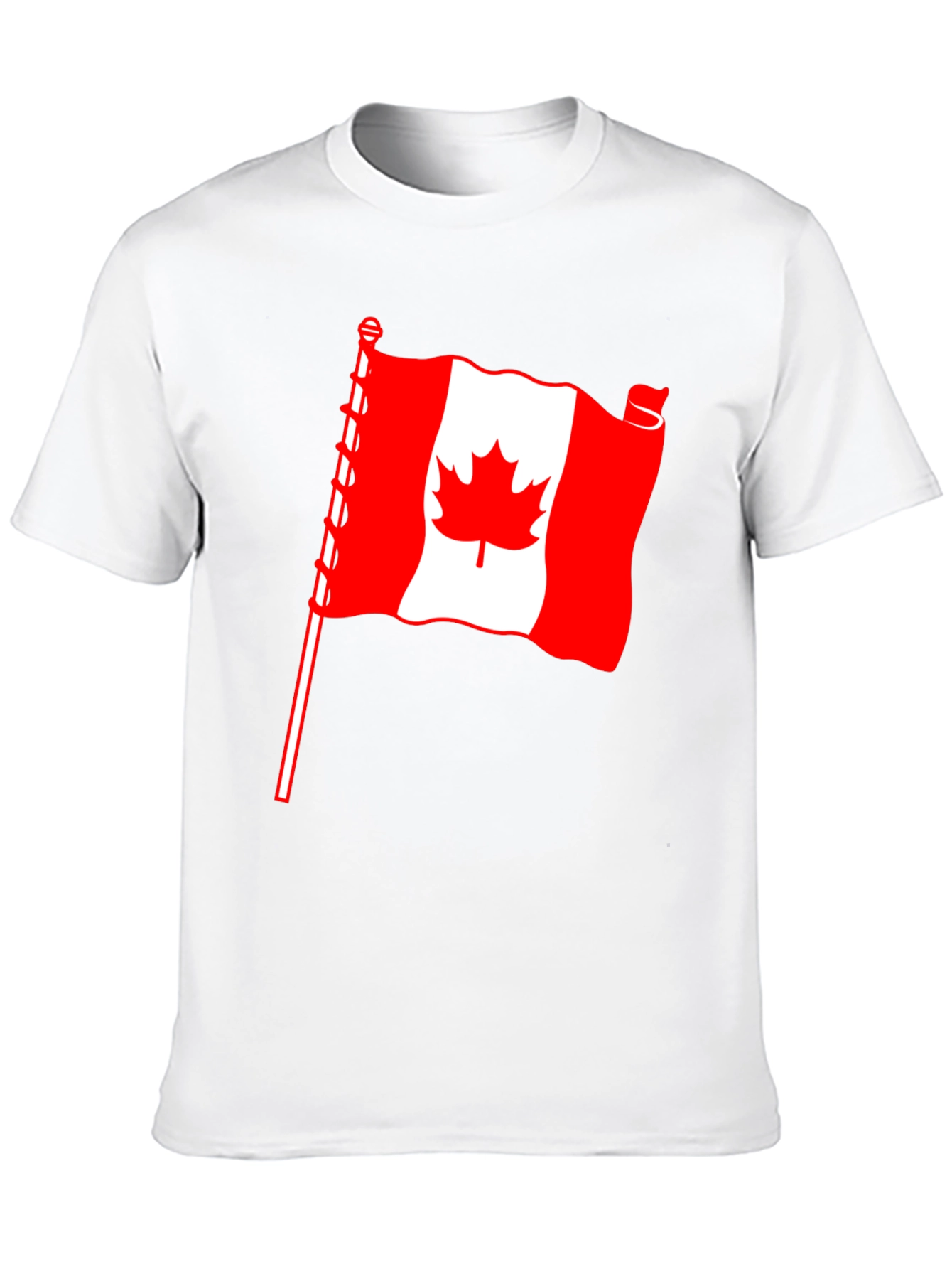 Canadian Flag T-Shirt - Stylish Patriotism