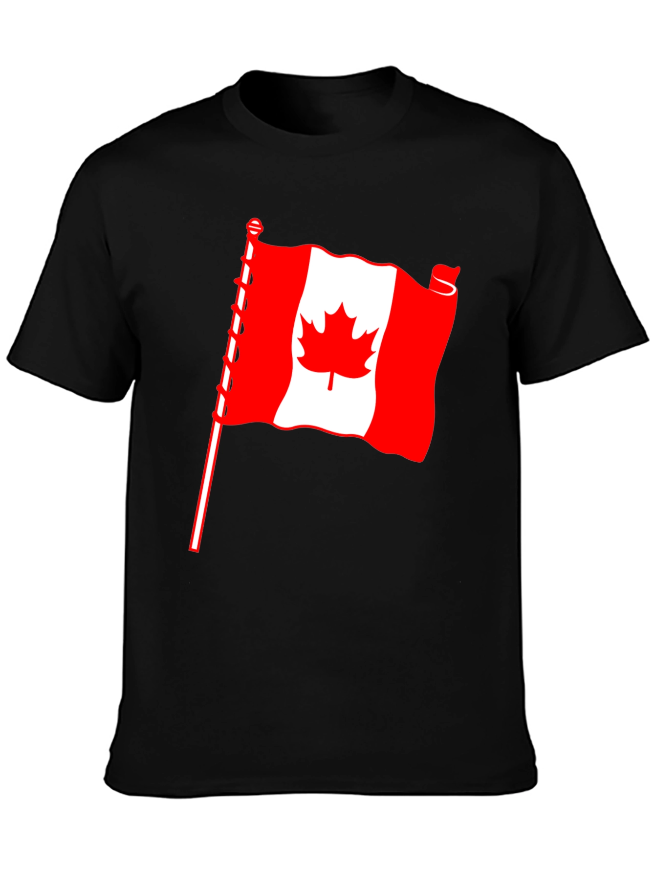 Canadian Flag T-Shirt - Stylish Patriotism