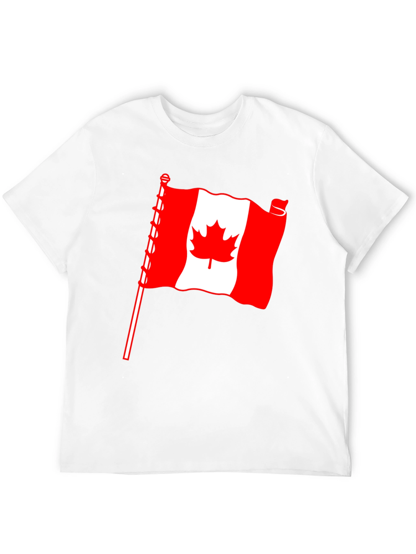 Canadian Flag T-Shirt - Stylish Patriotism
