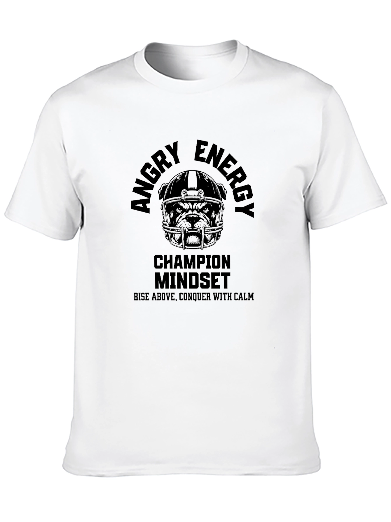 Angry Energy Champion Mindset Graphic Tee