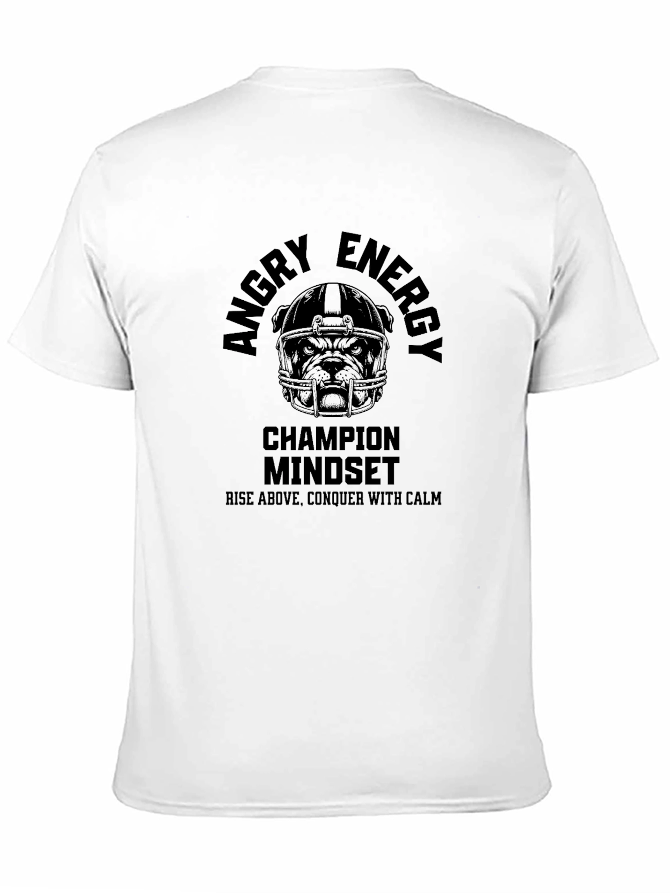 Angry Energy Champion Mindset Graphic Tee