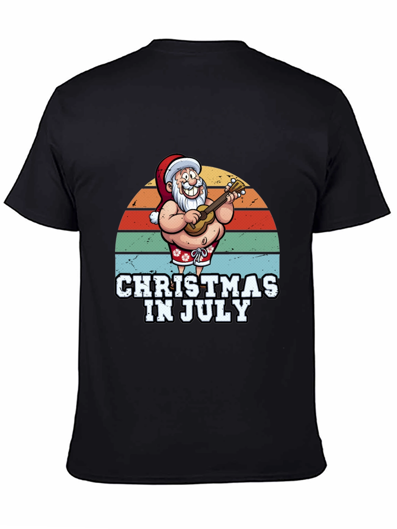 Christmas In July Santa T-Shirt