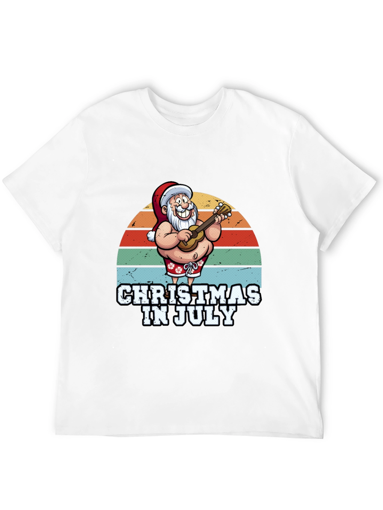 Christmas In July Santa T-Shirt