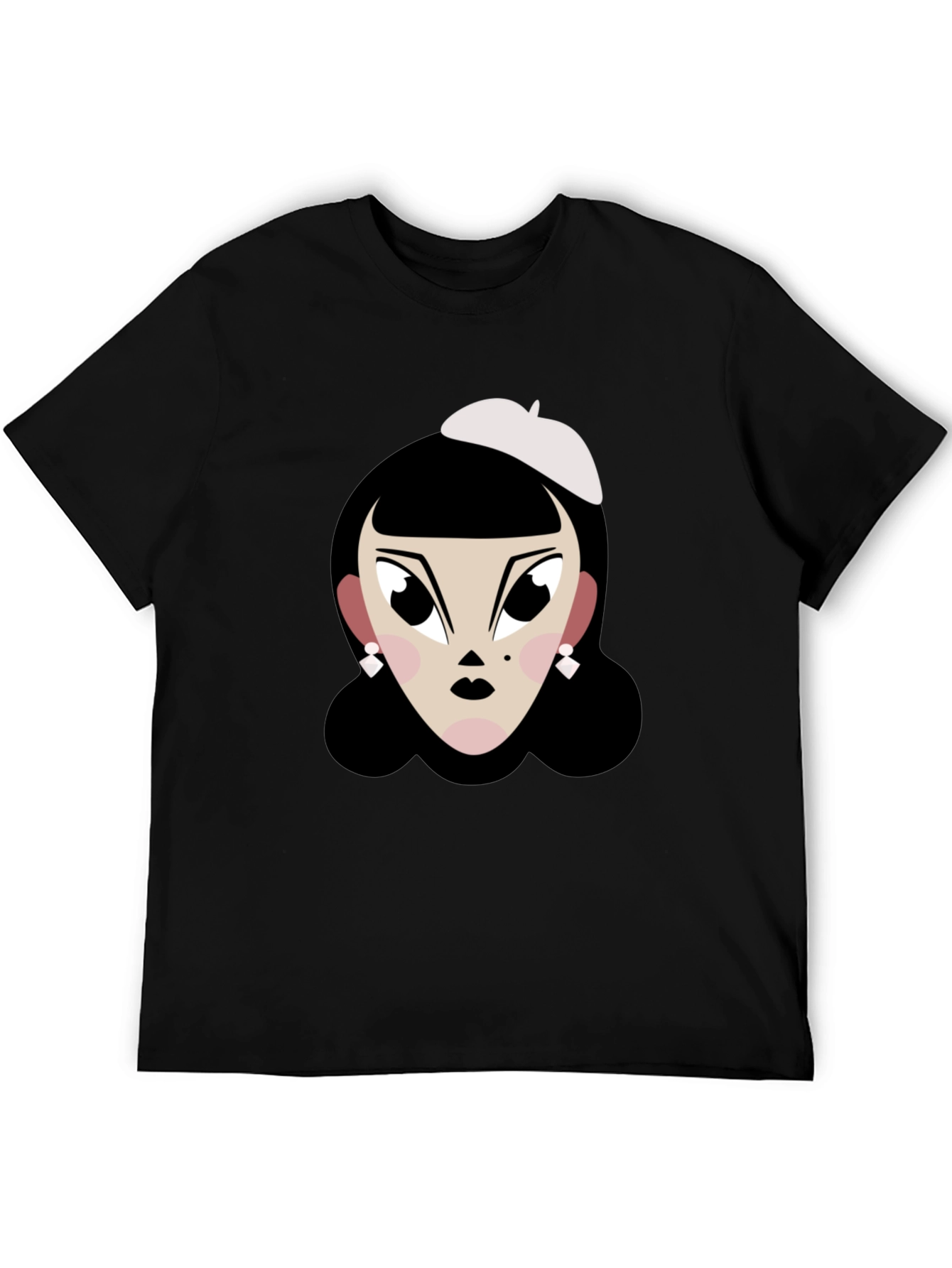 Cartoon Woman T-Shirt: Retro Chic Tee