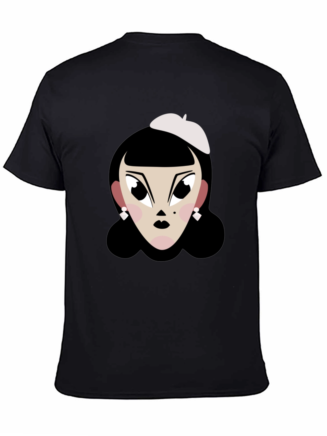 Cartoon Woman T-Shirt: Retro Chic Tee