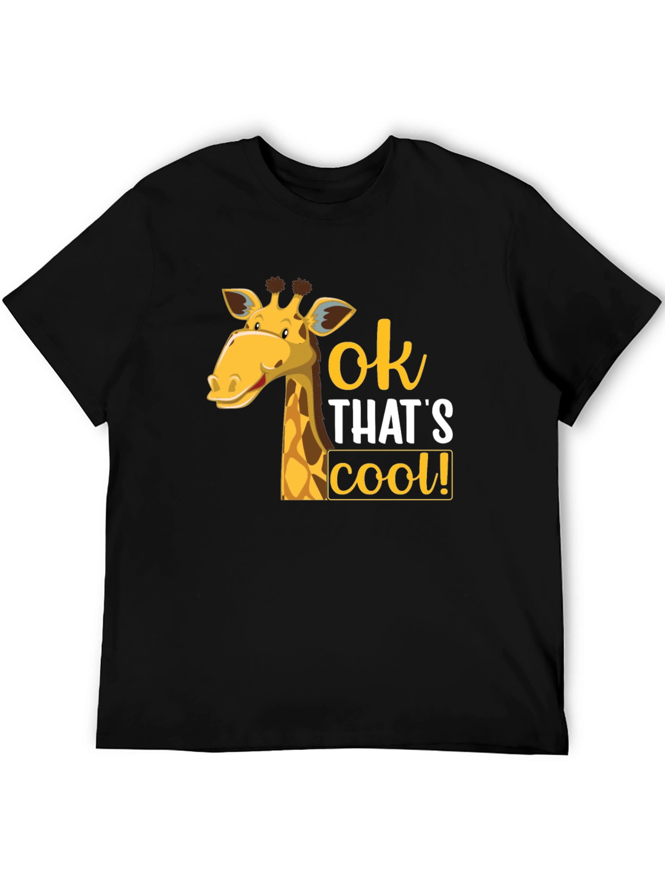 Cool Giraffe Graphic T-Shirt