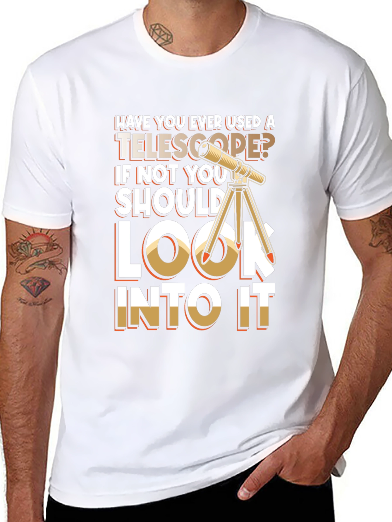 Telescope T-Shirt - Look Into It