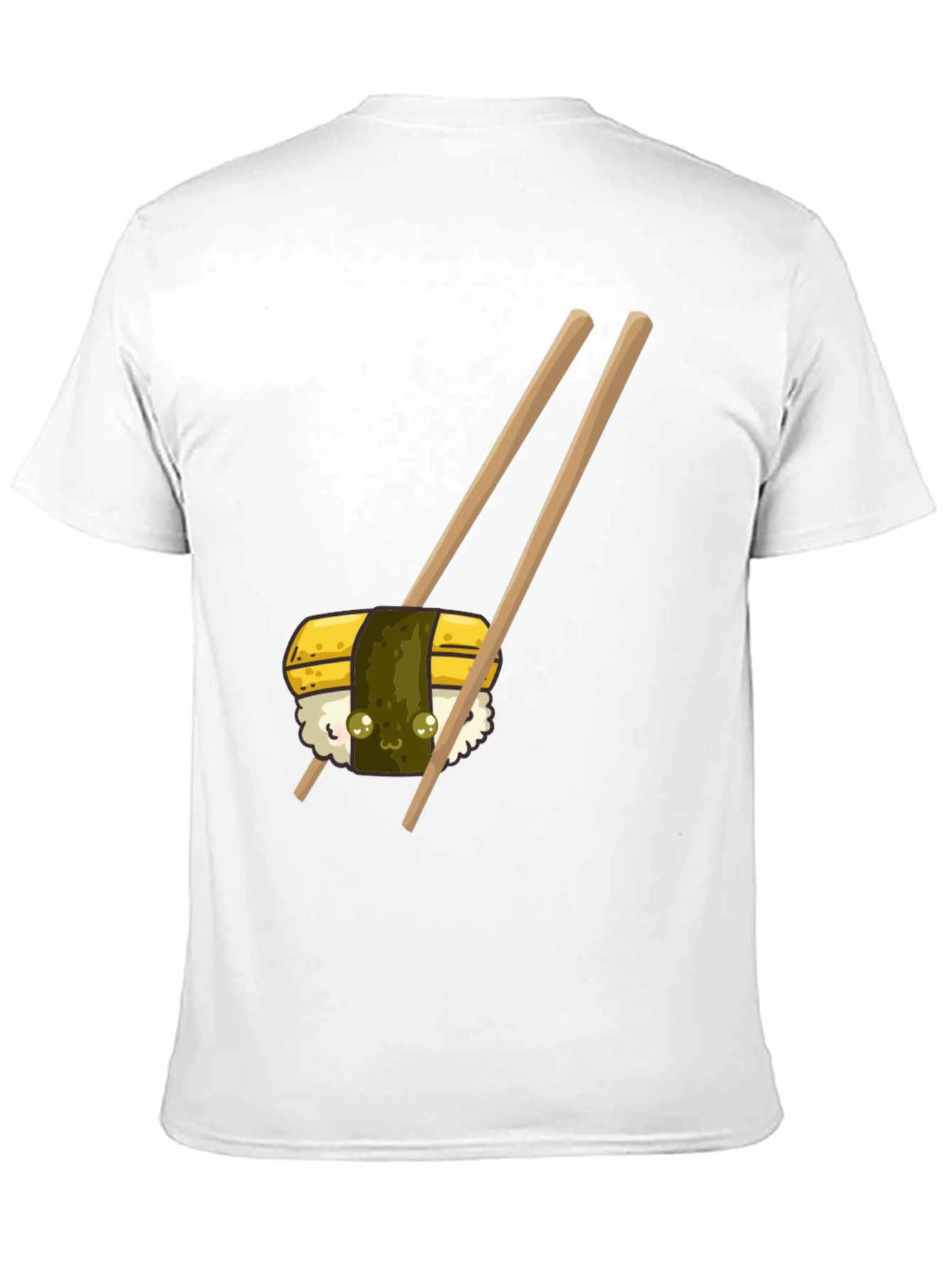 Sushi Graphic Tee - Unisex Black T-Shirt