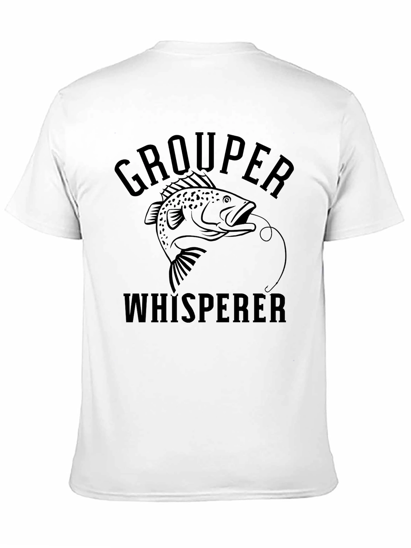 Grouper Whisperer Graphic T-Shirt - Fishing Enthusiast Tee