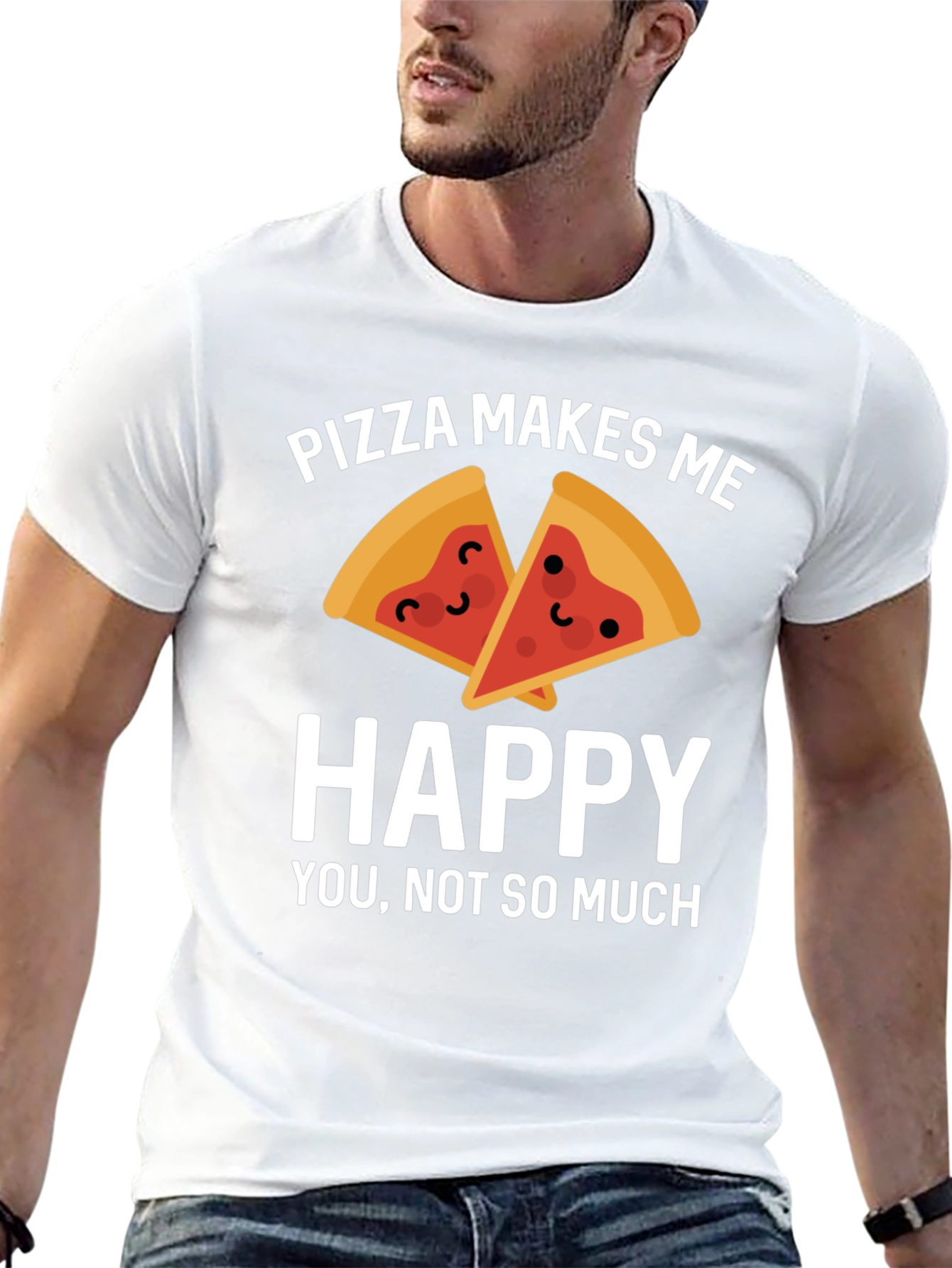 Pizza Makes Me Happy T-Shirt