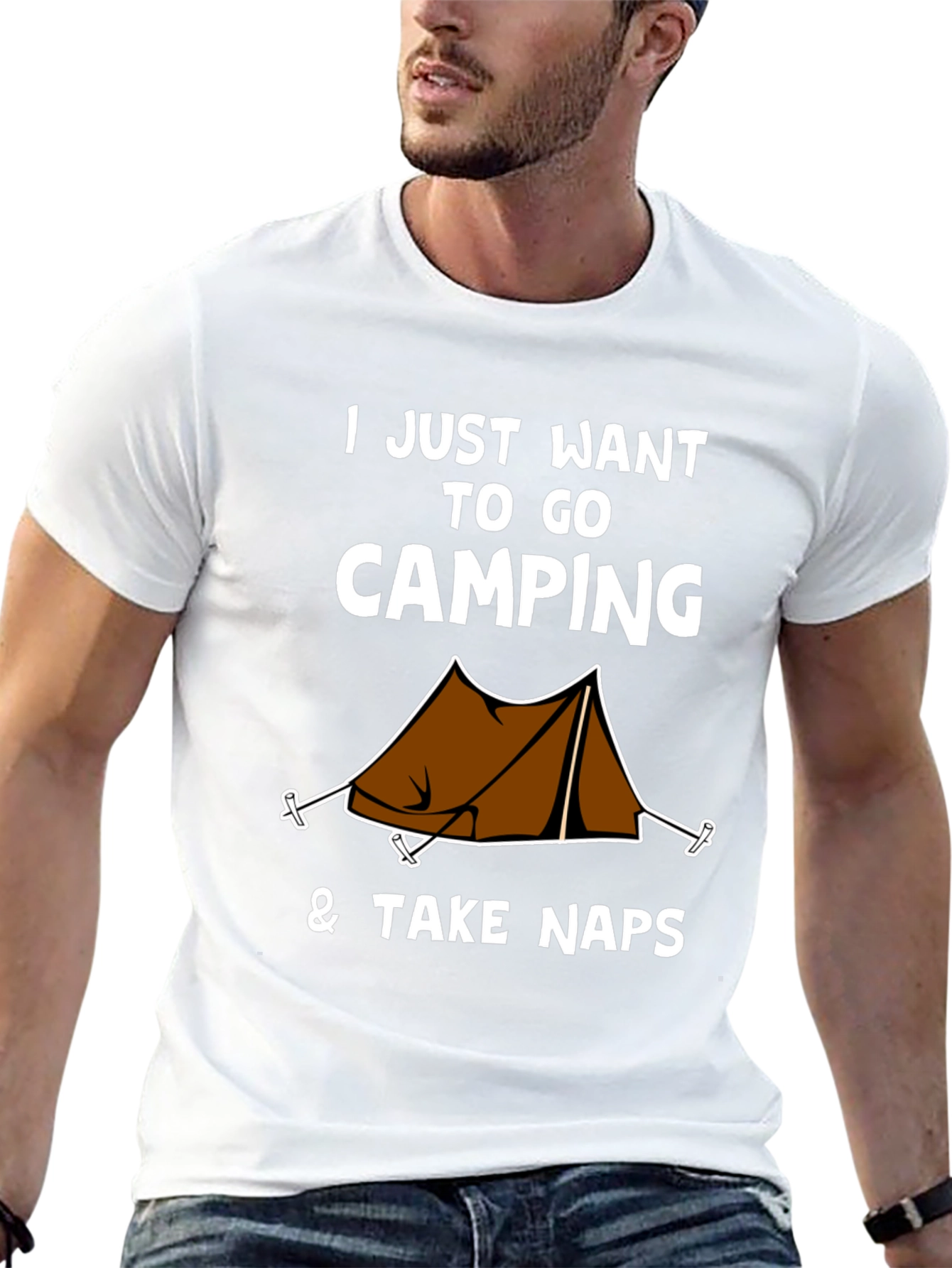 Camping & Naps Graphic T-Shirt