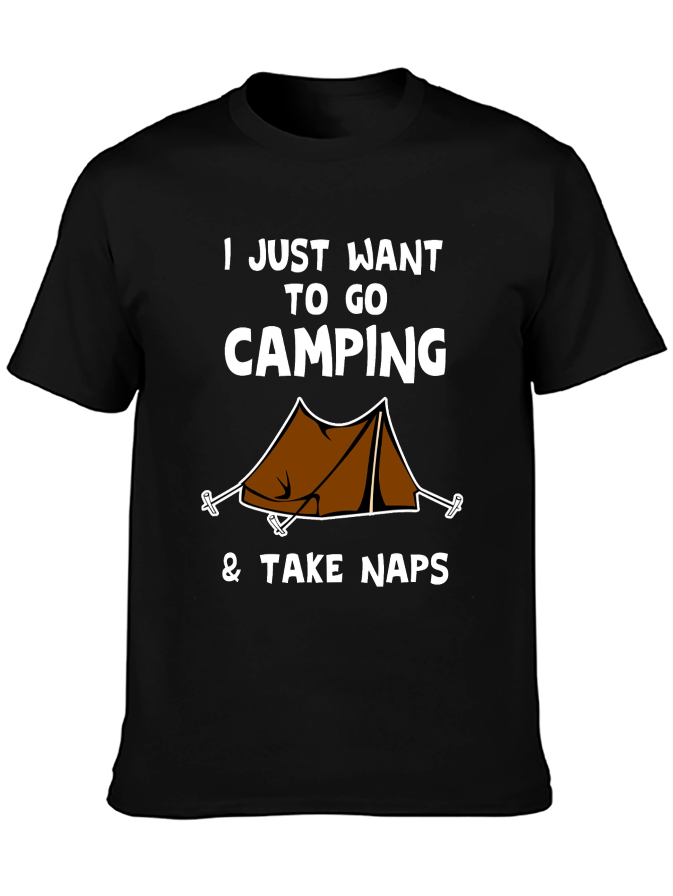 Camping & Naps Graphic T-Shirt