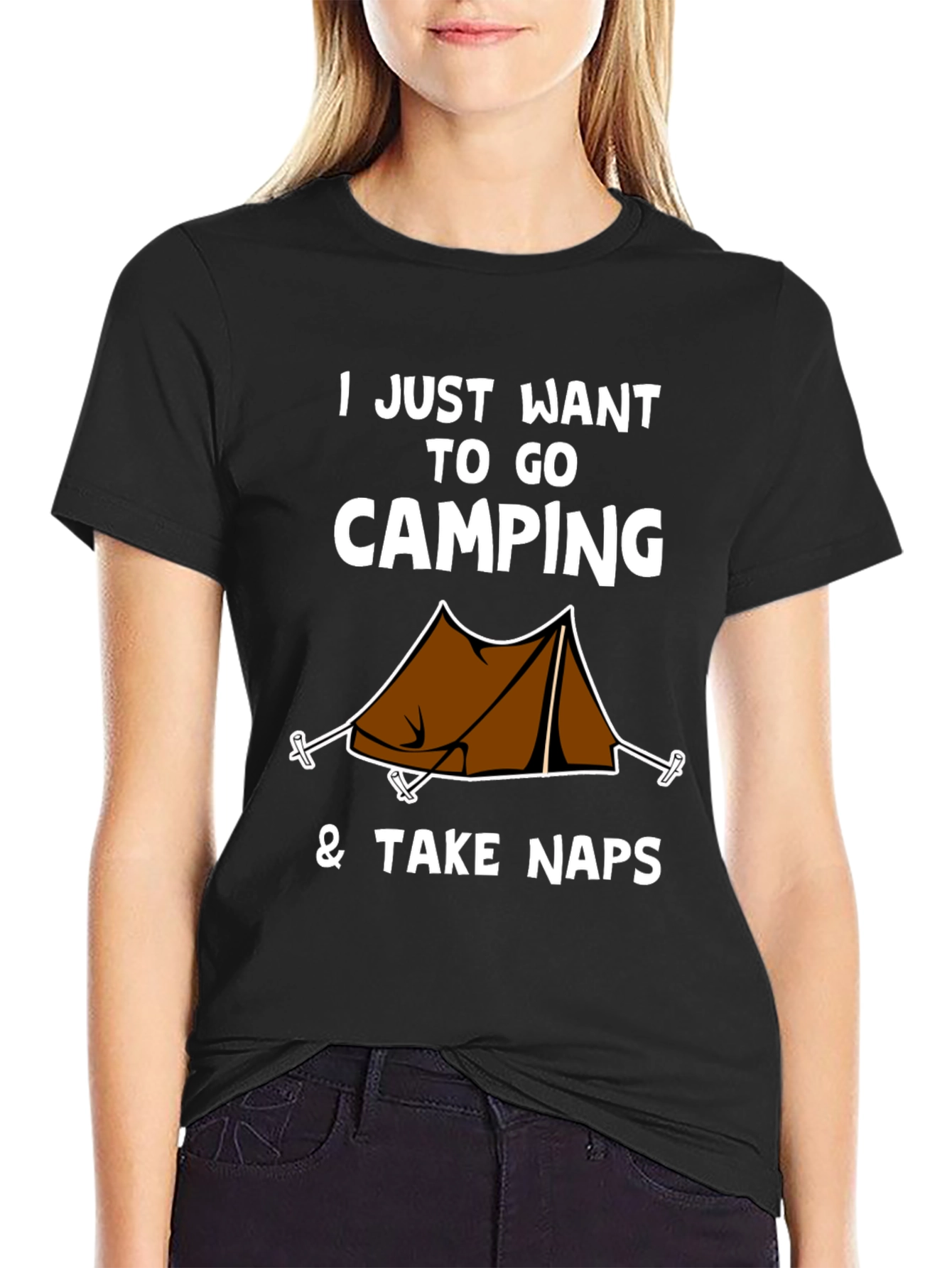 Camping & Naps Graphic T-Shirt