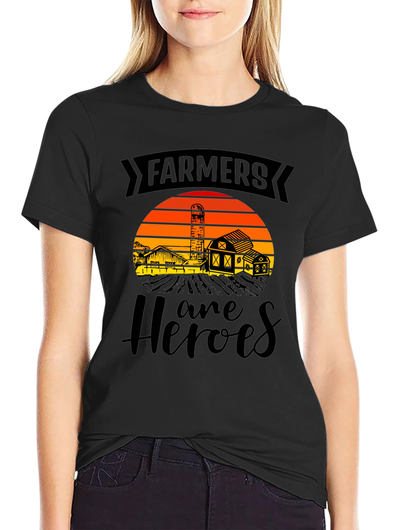 Farmers are Heroes Graphic Tee
