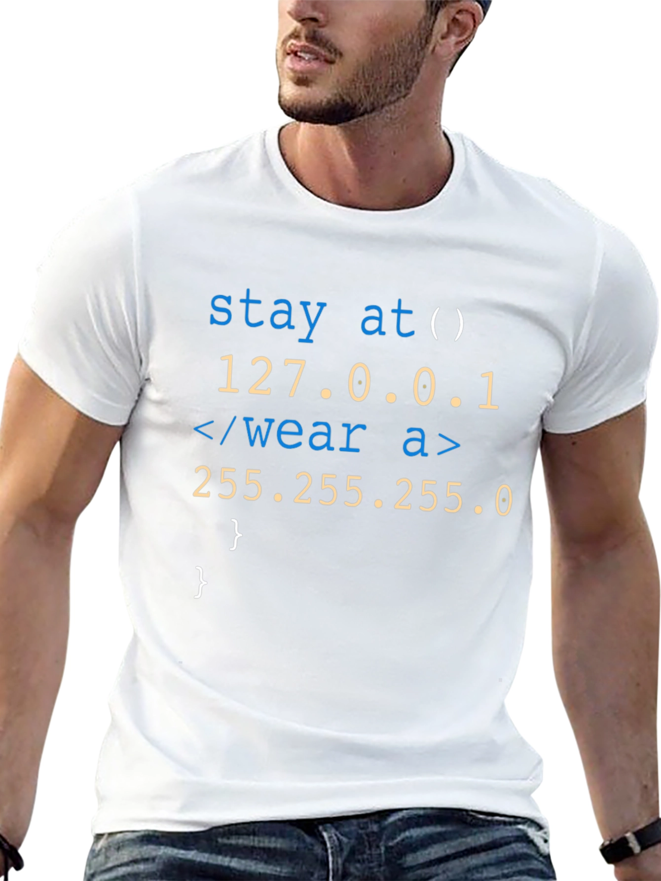 Stay At Home Geek T-Shirt Programmer Coder Humor
