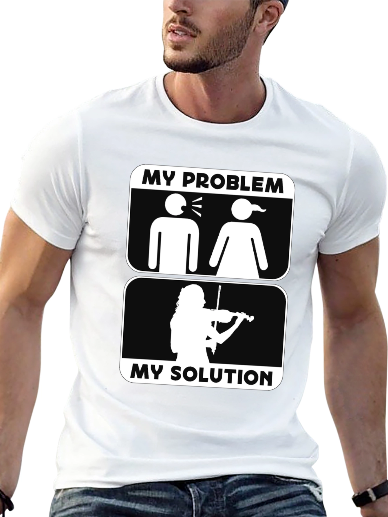 My Problem My Solution T-Shirt Violin Lover