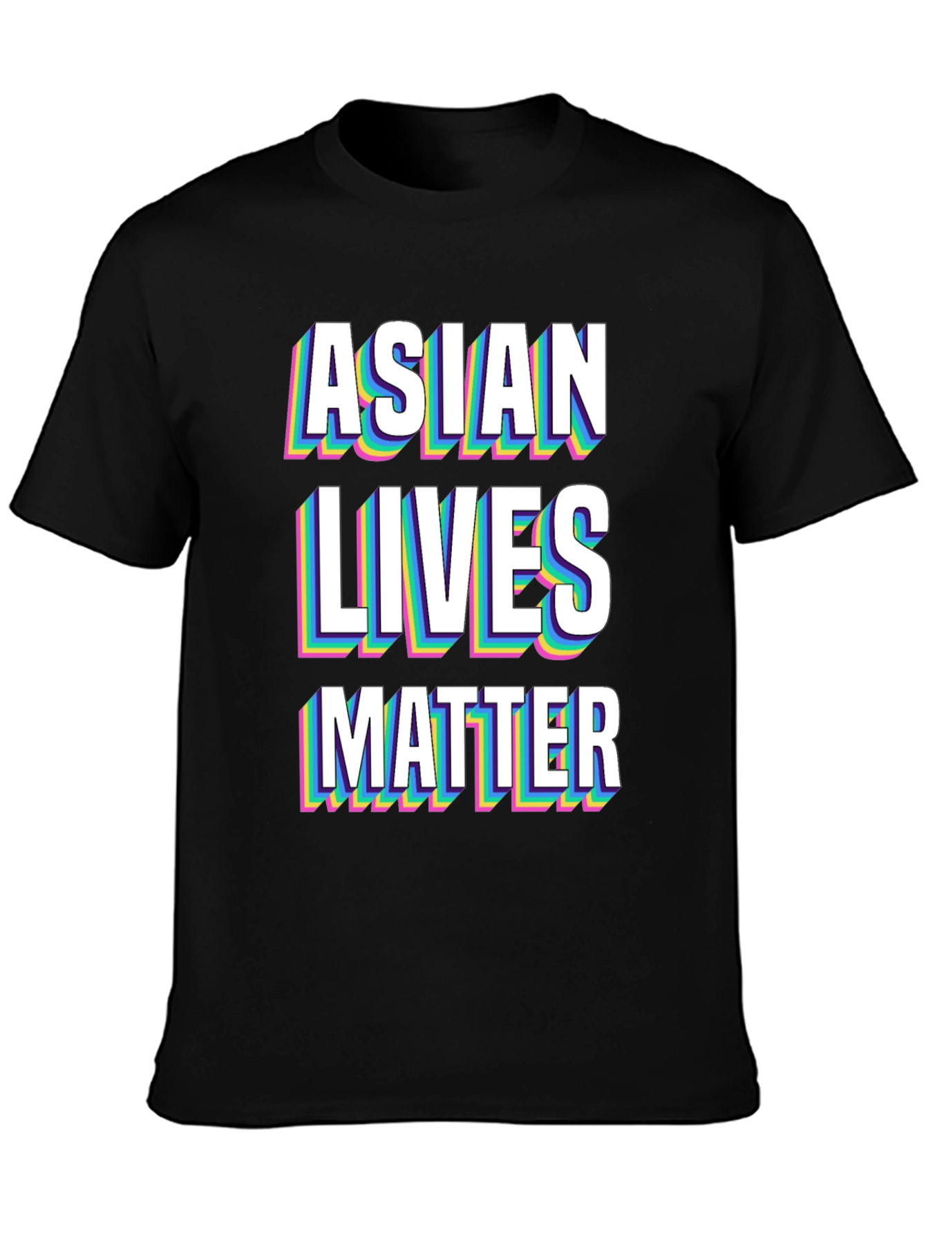Asian Lives Matter Graphic Tee - Black