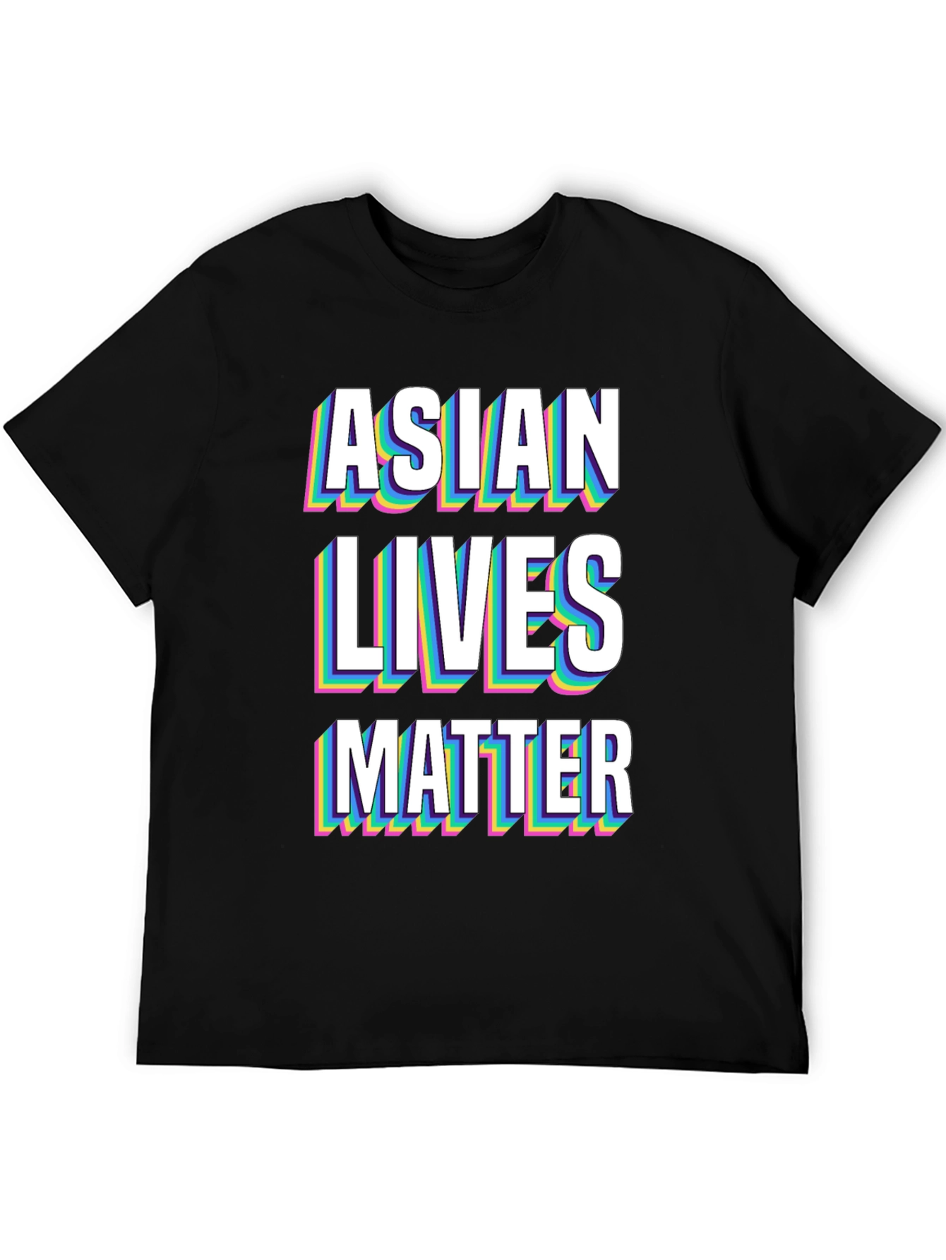 Asian Lives Matter Graphic Tee - Black