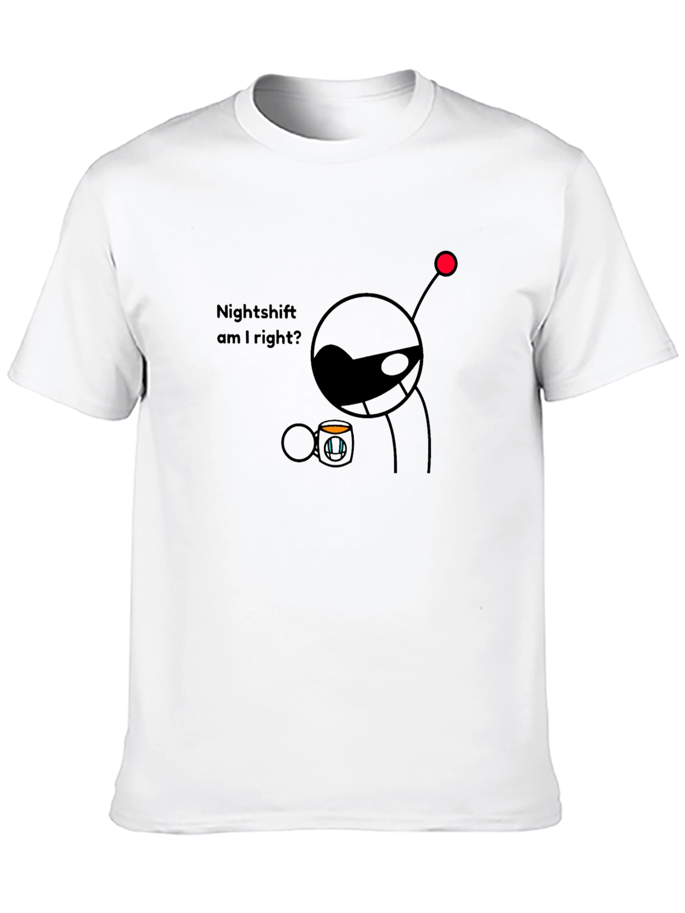 Nightshift Reddit Alien Black T-Shirt