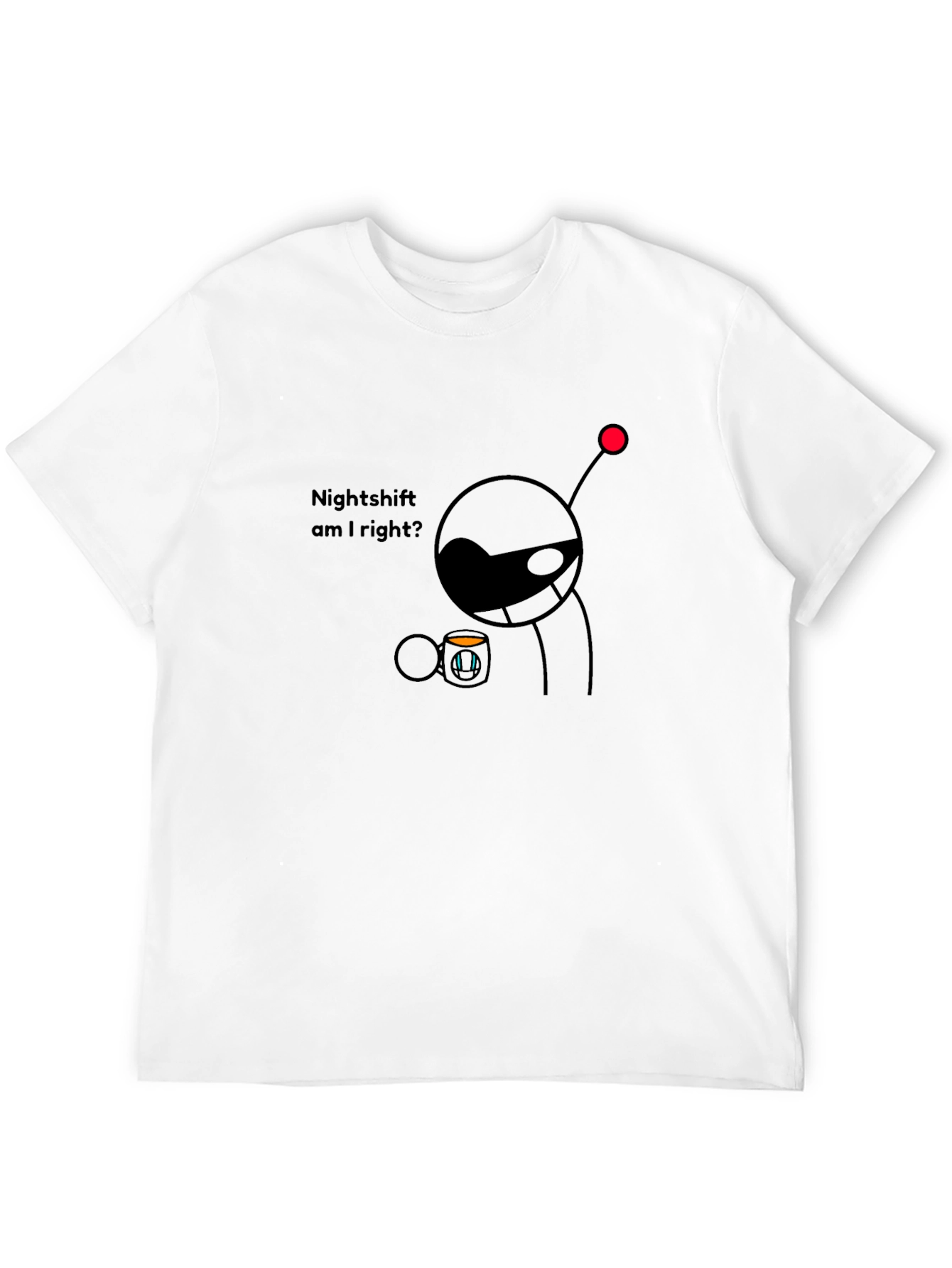 Nightshift Reddit Alien Black T-Shirt