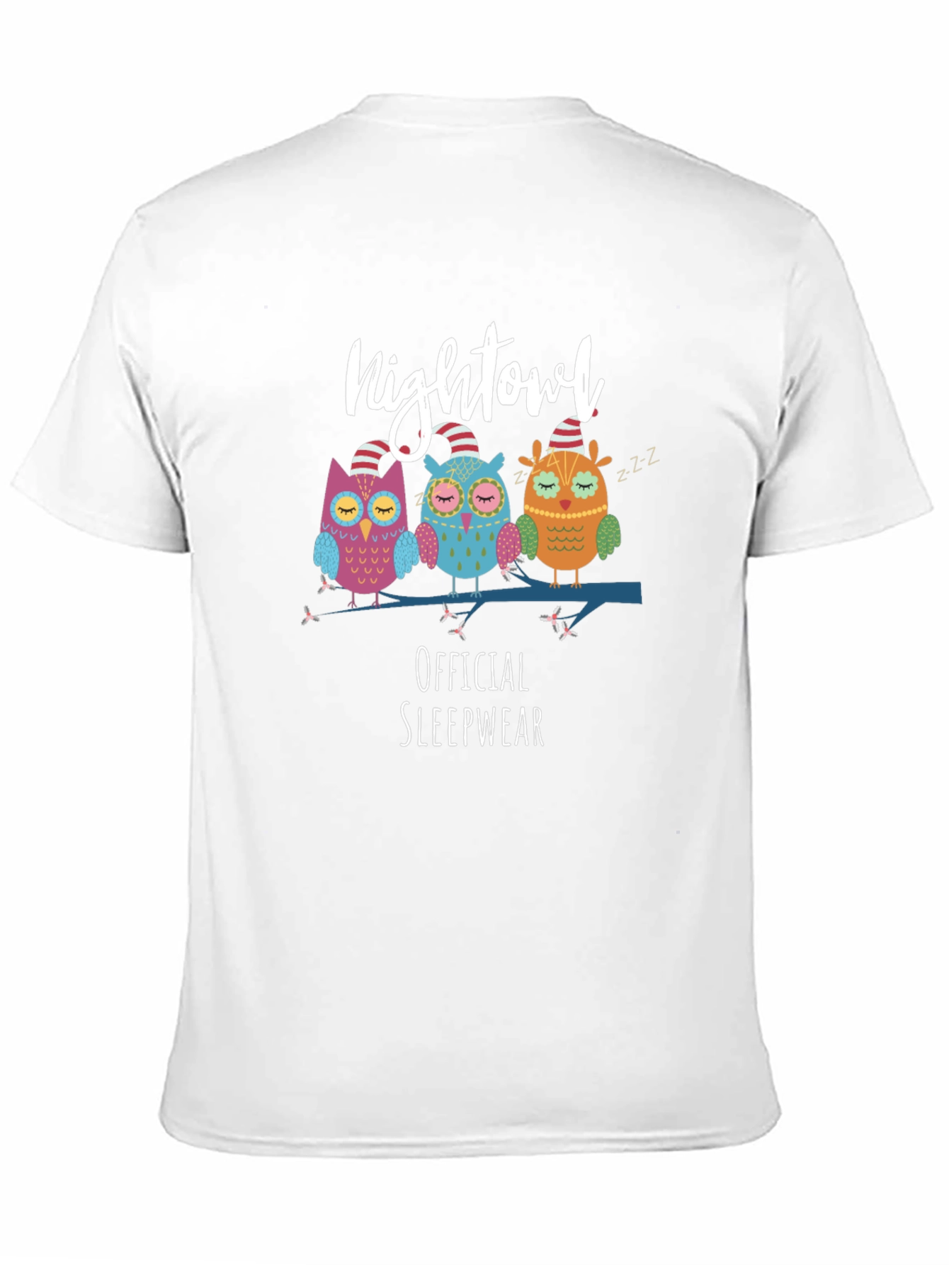 Night Owl Official Sleepwear Black T-Shirt
