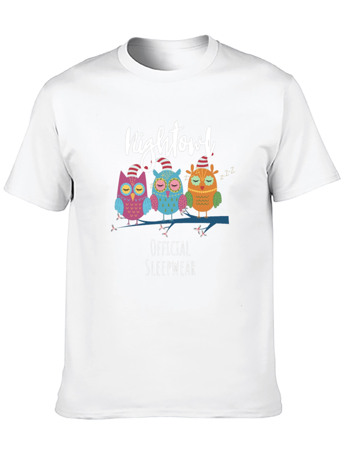 Night Owl Official Sleepwear Black T-Shirt