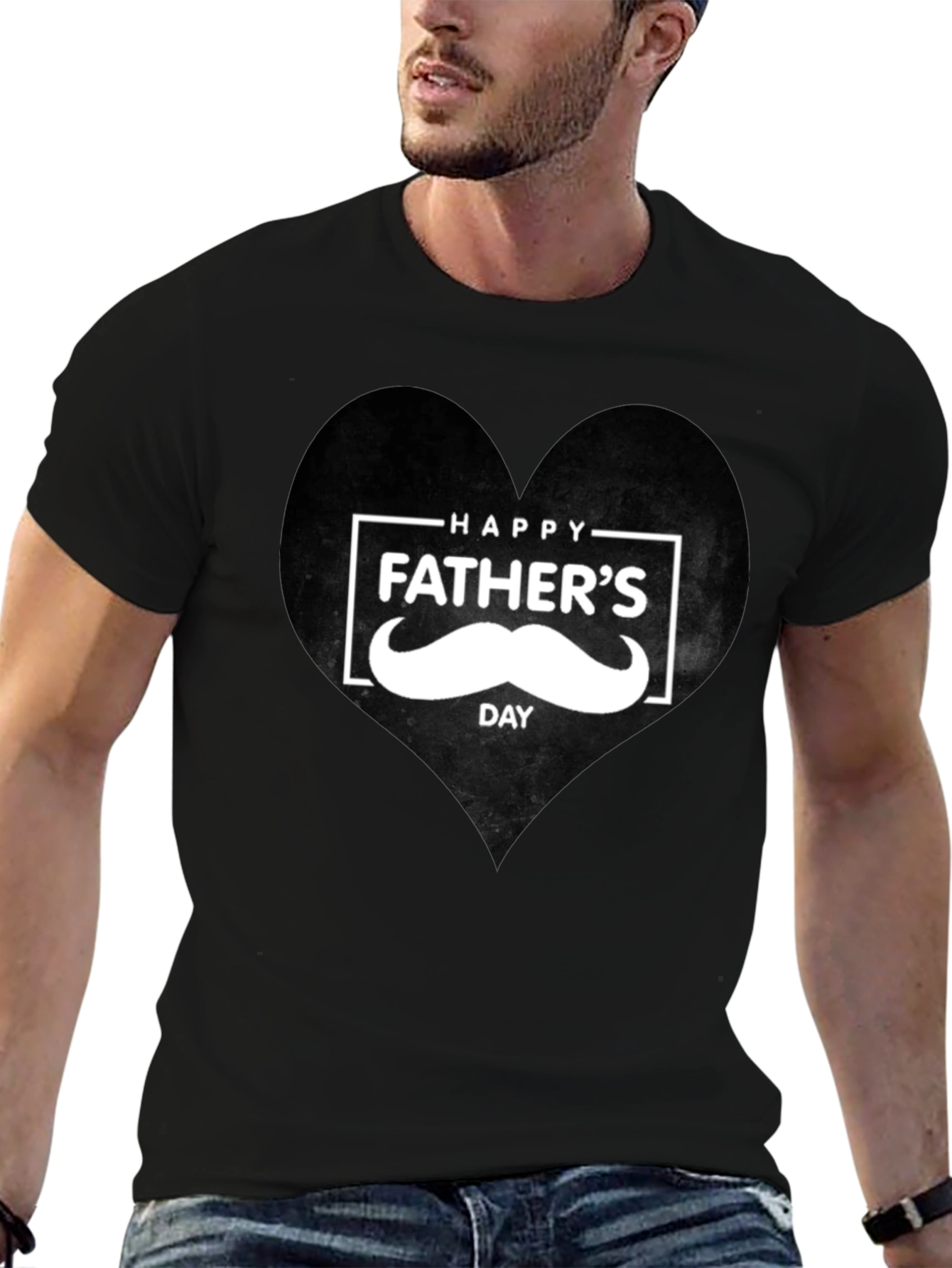Happy Fathers Day Mustache T-Shirt