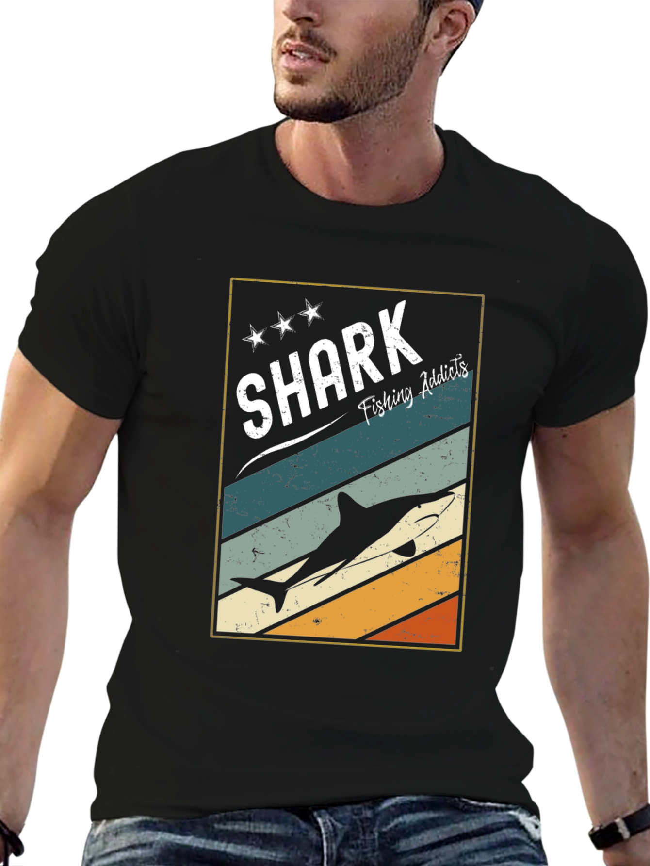 Shark Fishing Addicts T-Shirt