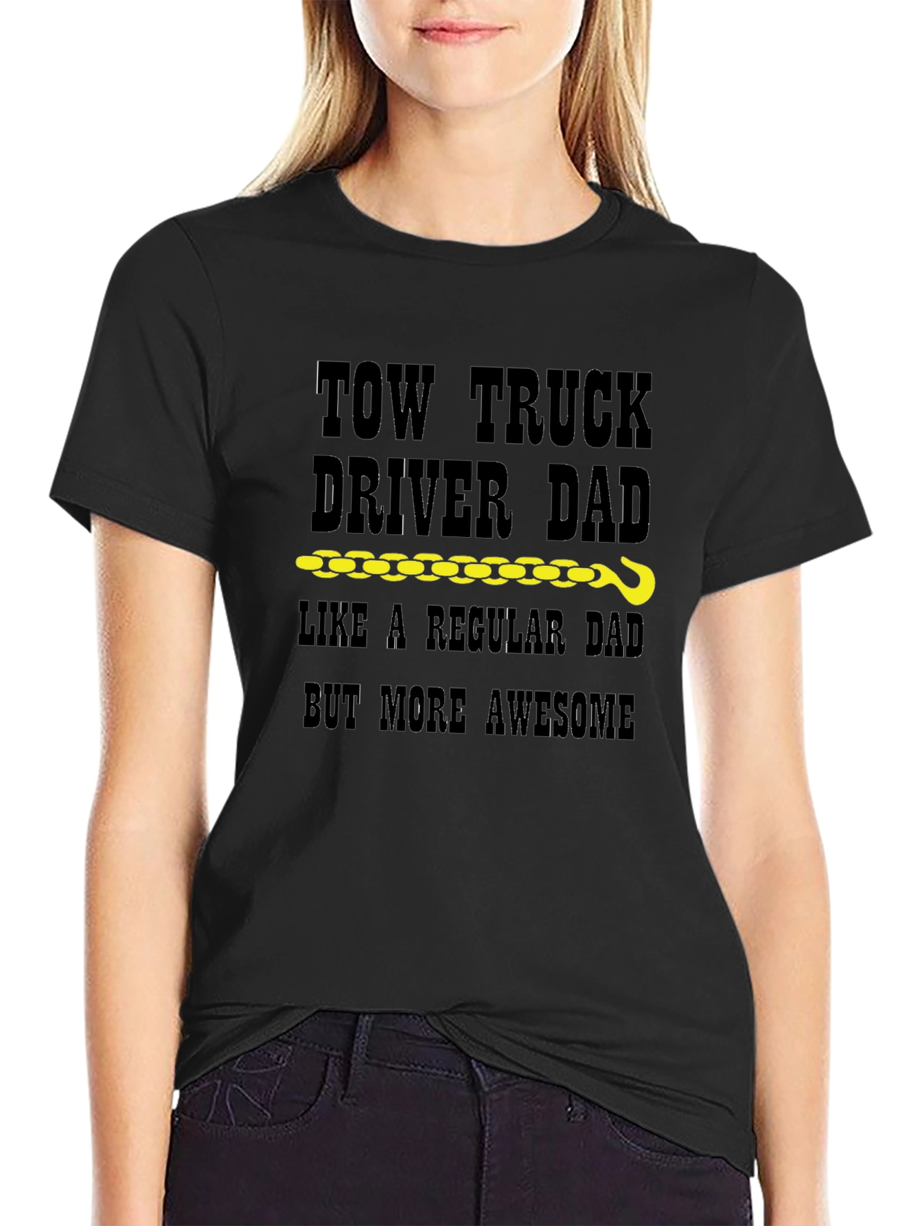 Tow Truck Driver Dad T-Shirt