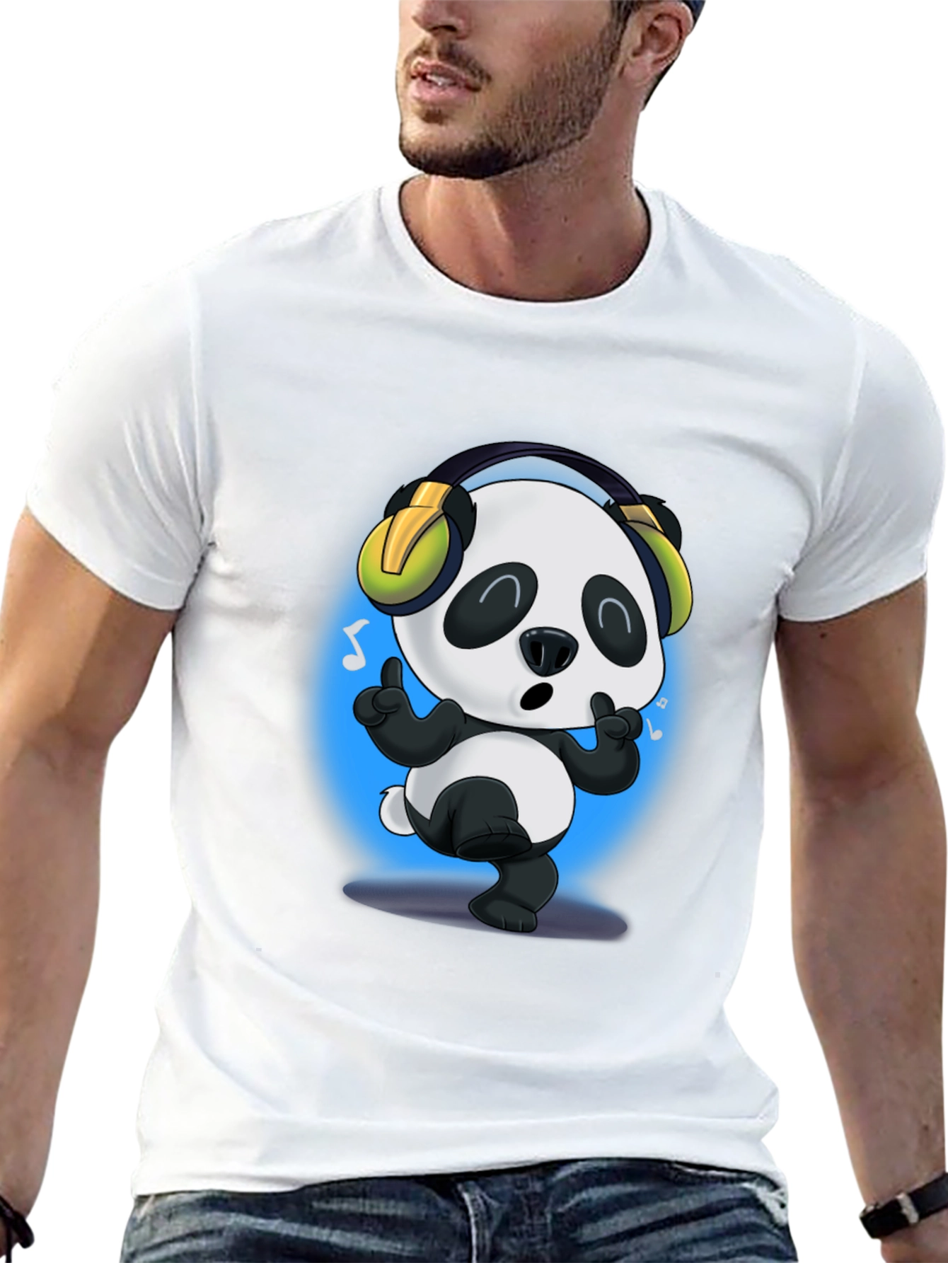 Dancing Panda T-Shirt - Cartoon Style