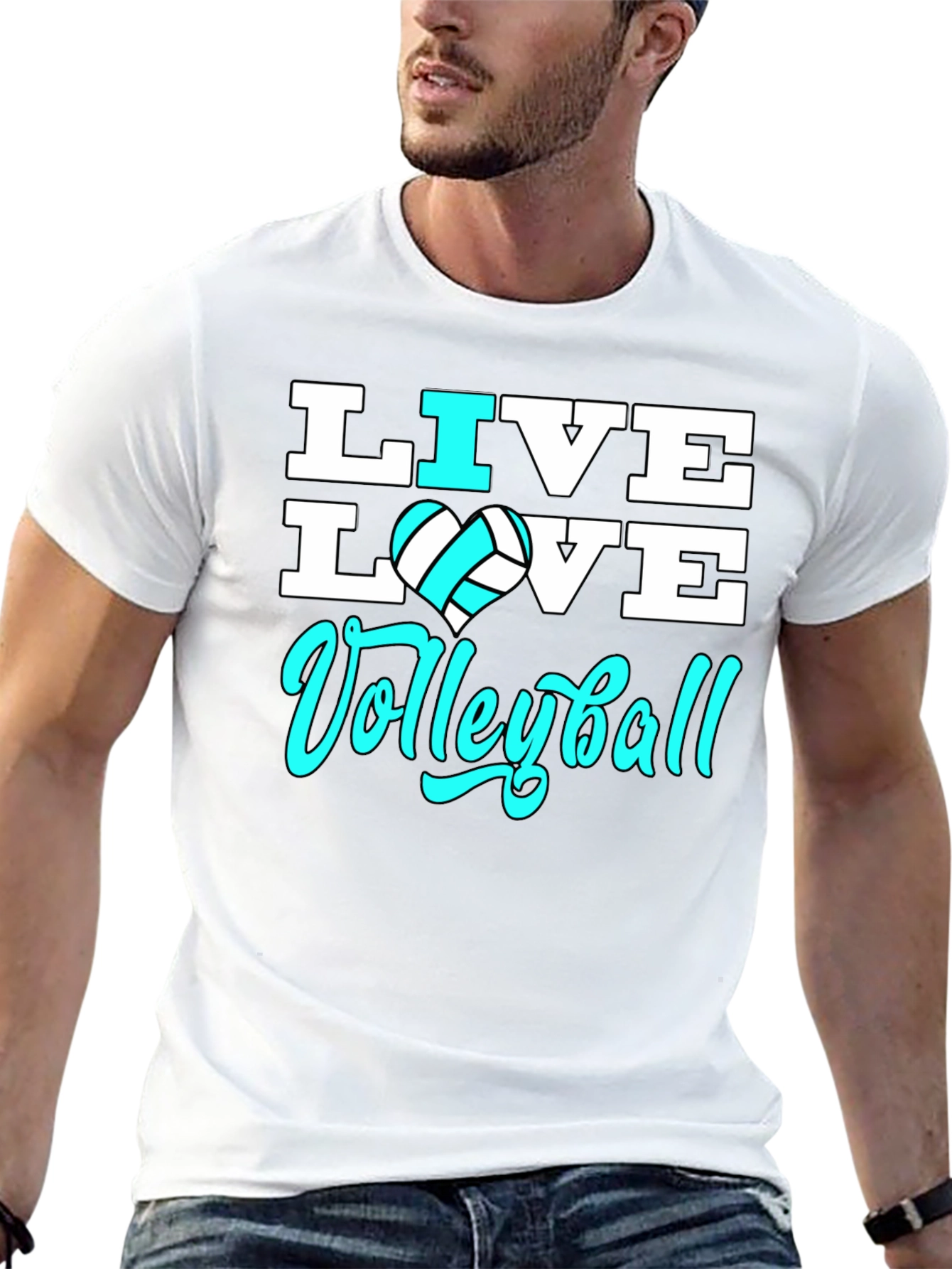 Live Love Volleyball Graphic Tee