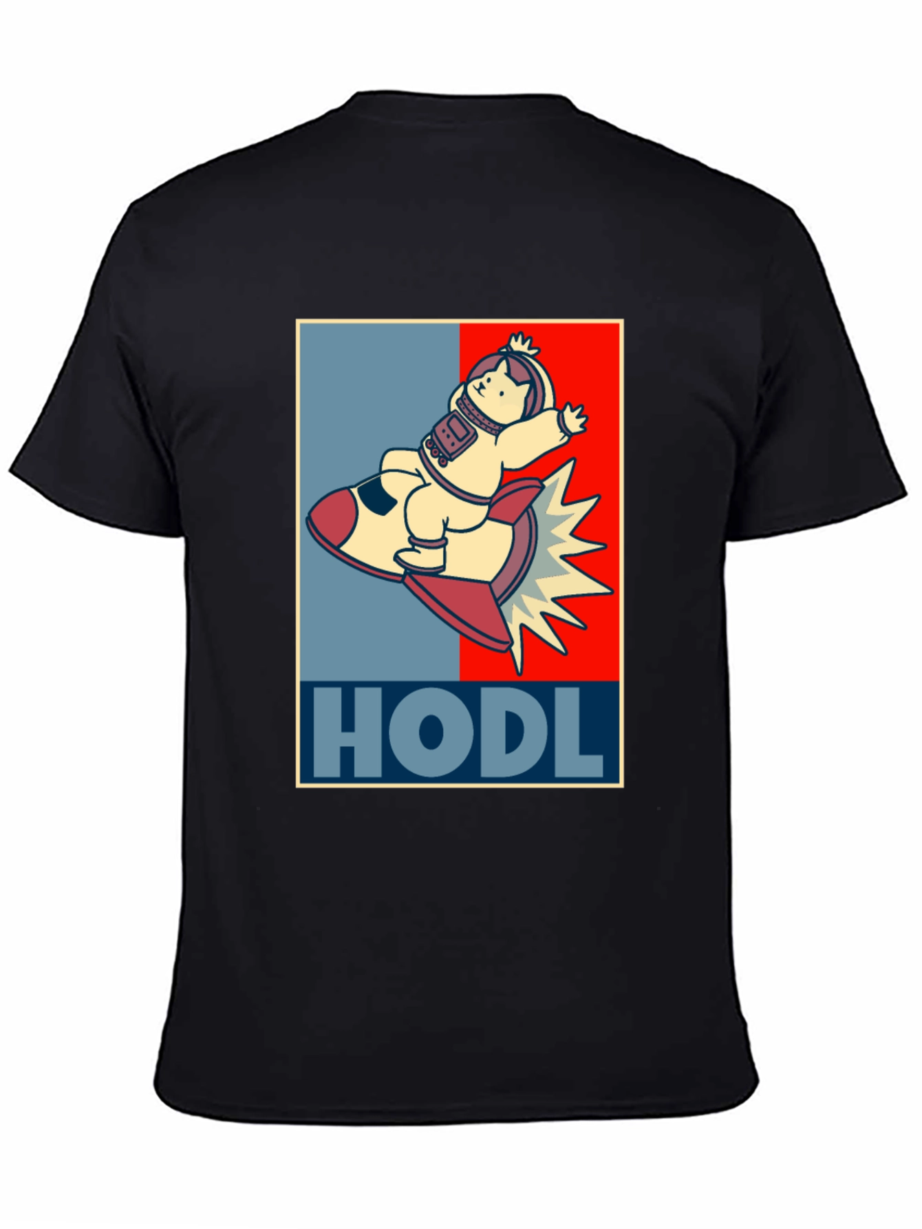 HODL Astronaut Cat T-Shirt - Crypto Moonshot!