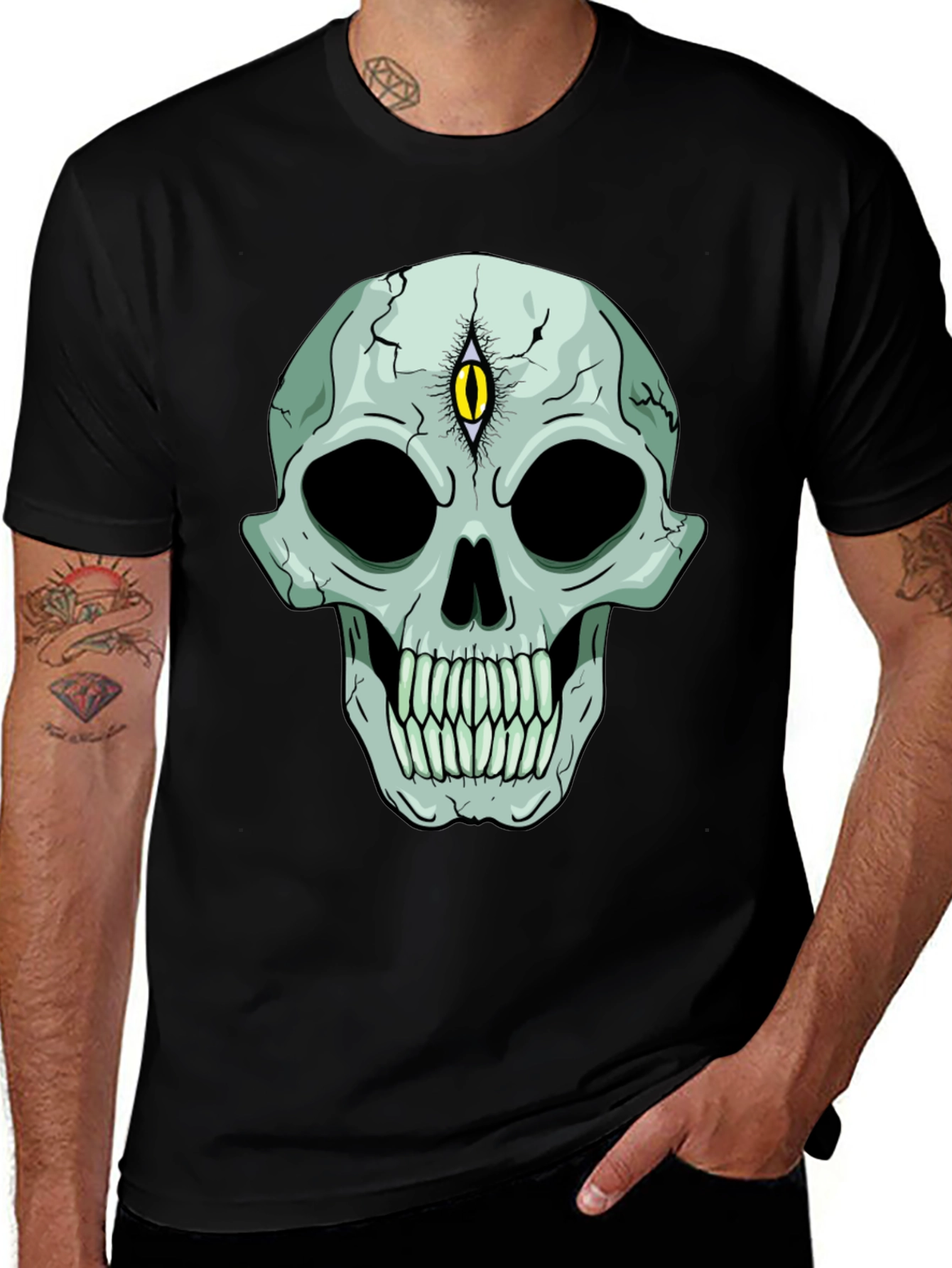 Mystic Skull Graphic Tee - Third Eye Vision