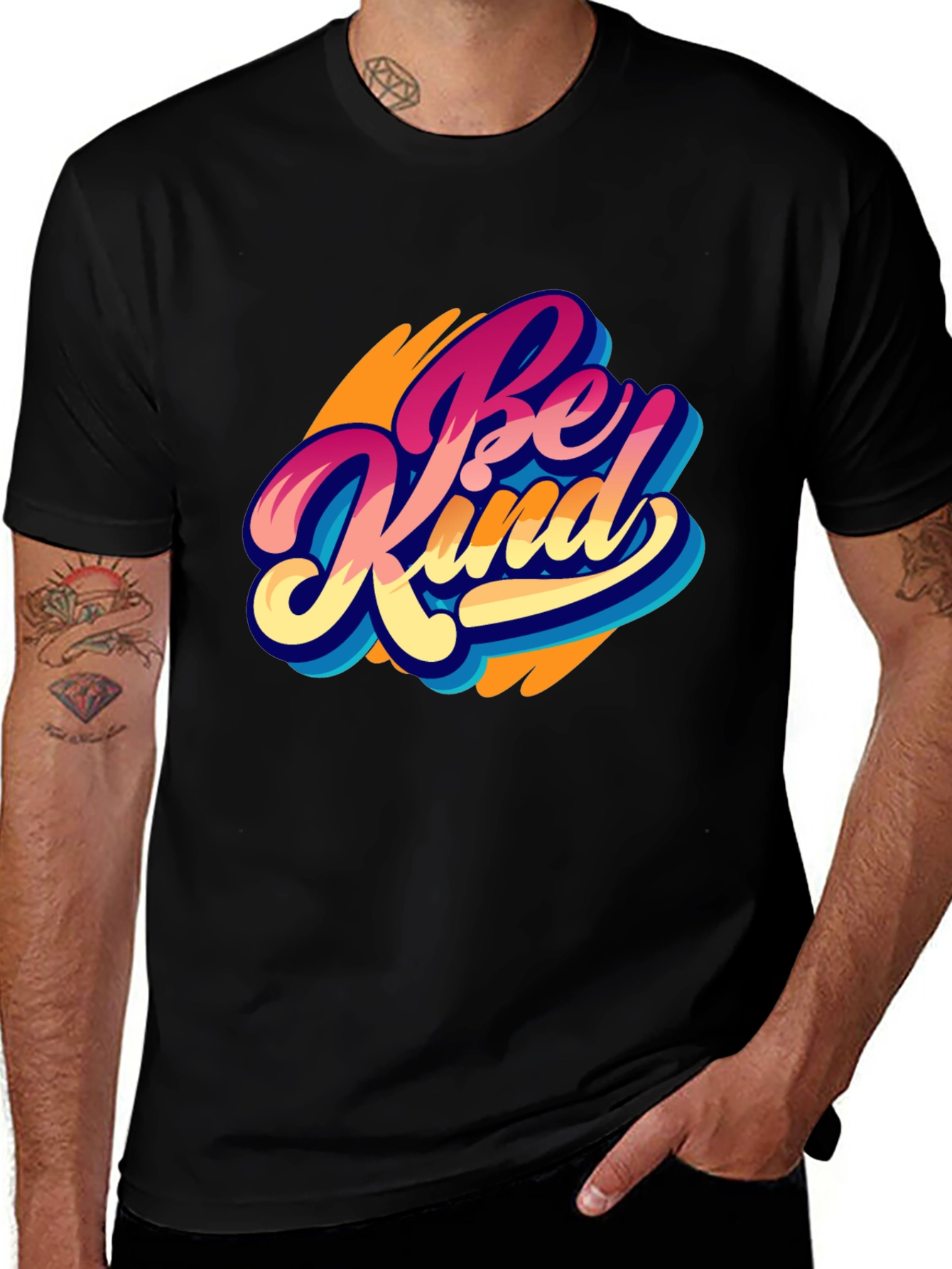 Be Kind Graphic Tee - Soft Cotton Comfort