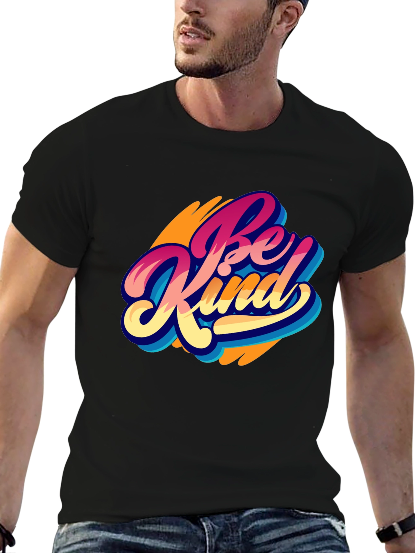 Be Kind Graphic Tee - Soft Cotton Comfort
