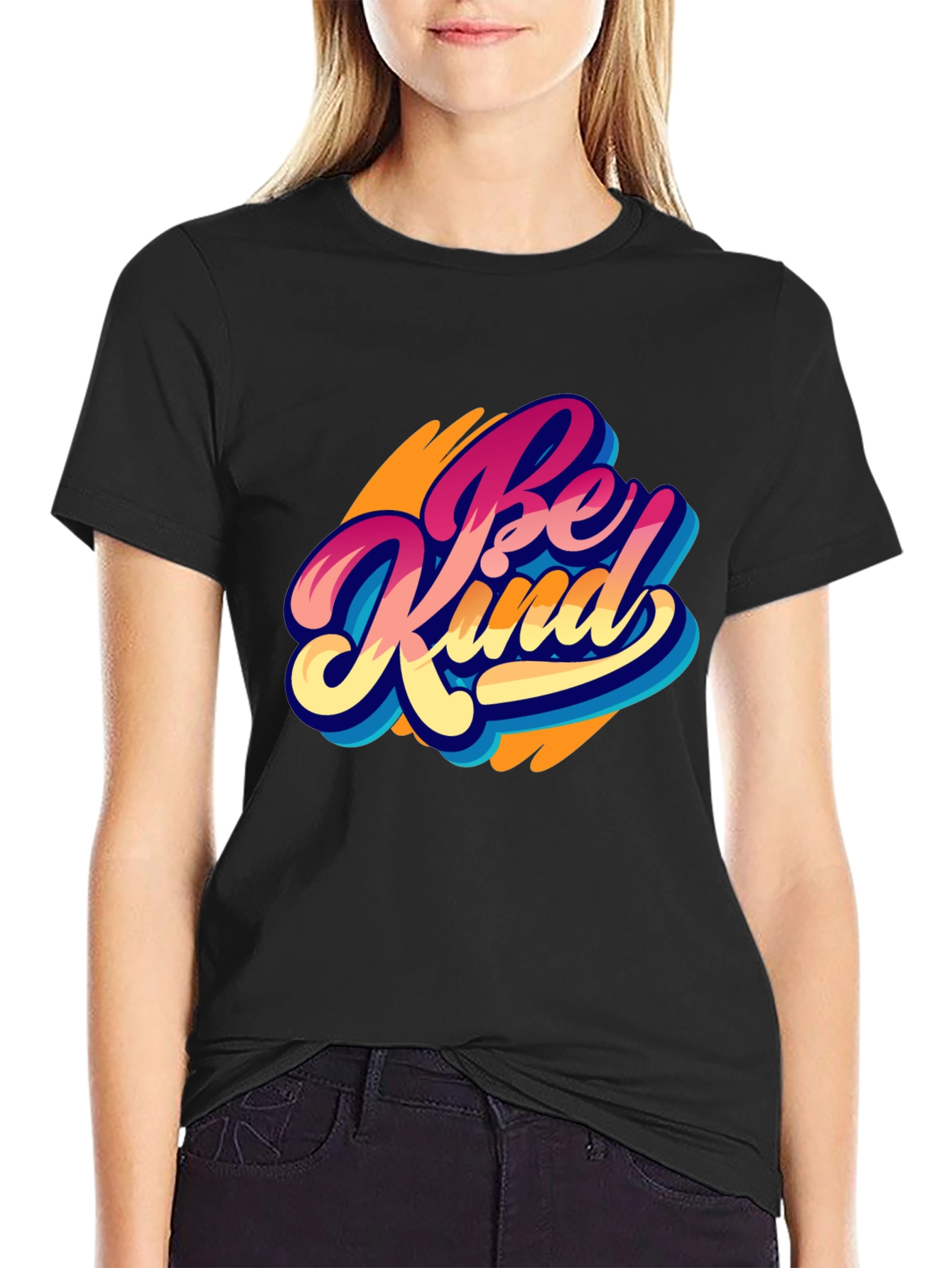 Be Kind Graphic Tee - Soft Cotton Comfort