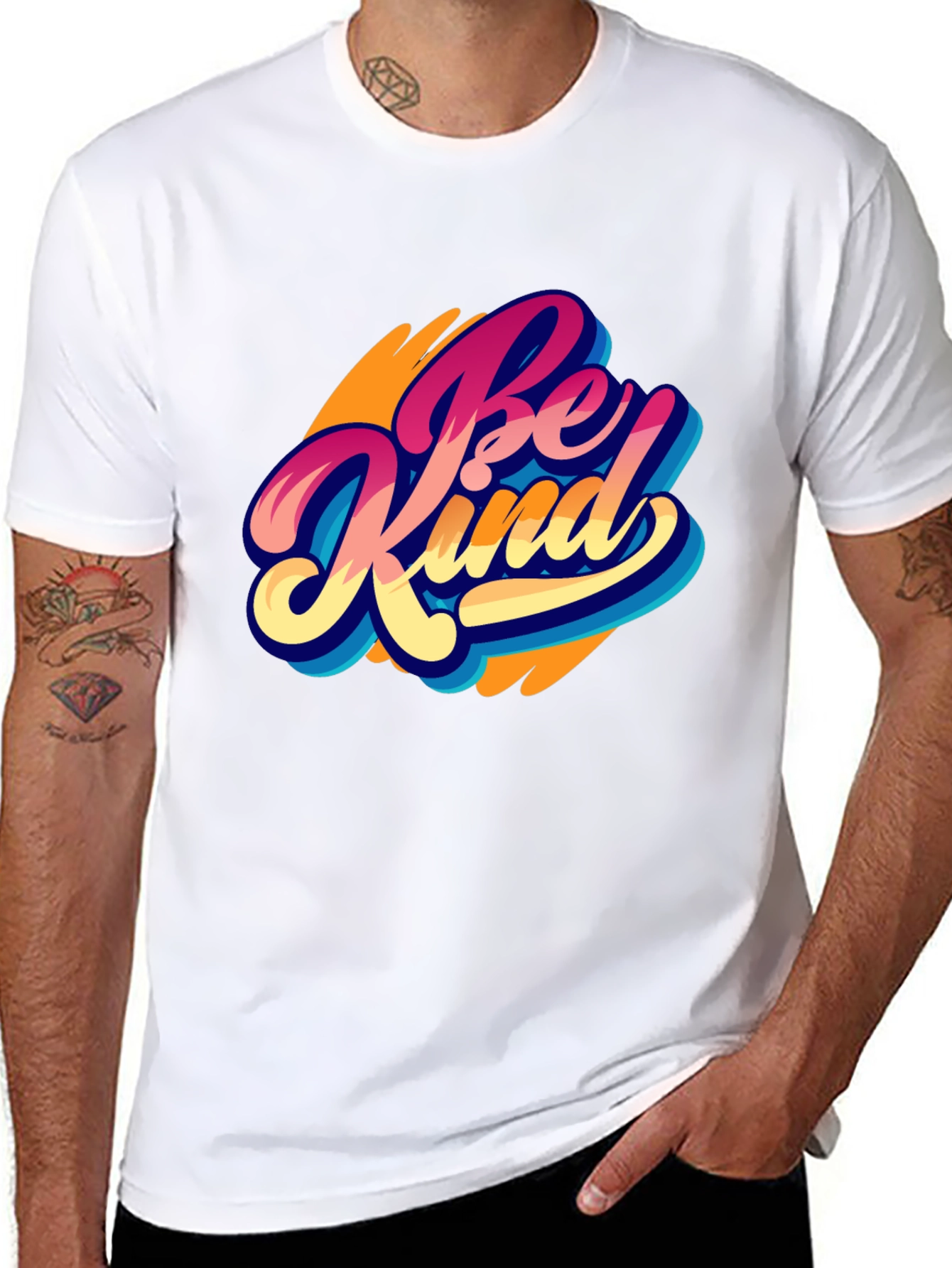 Be Kind Graphic Tee - Soft Cotton Comfort