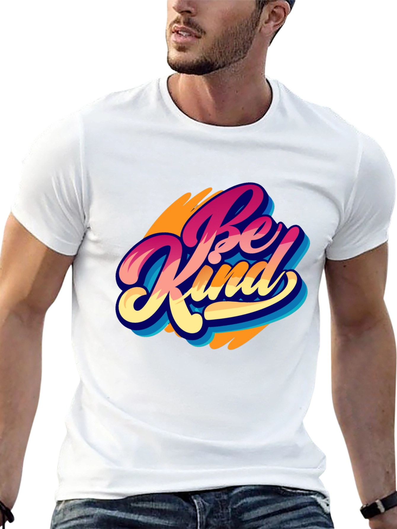 Be Kind Graphic Tee - Soft Cotton Comfort