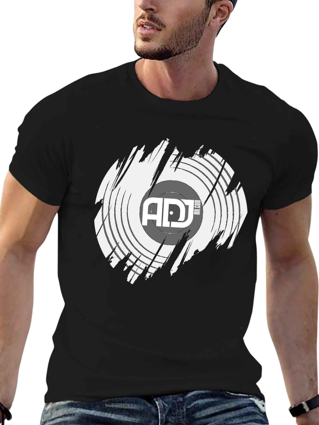 Retro DJ Record Graphic Tee