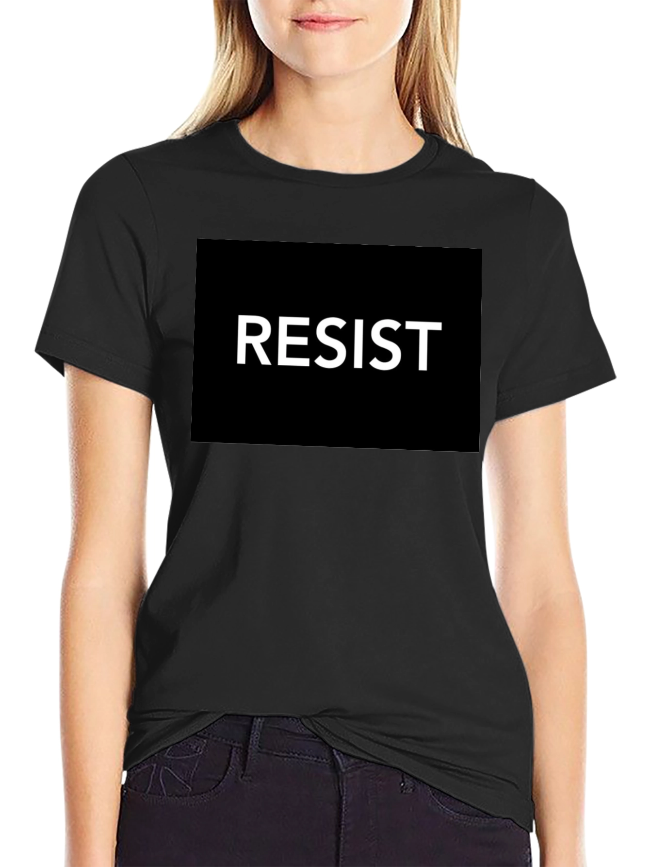 Resist Slogan T-Shirt - Bold Statement Tee