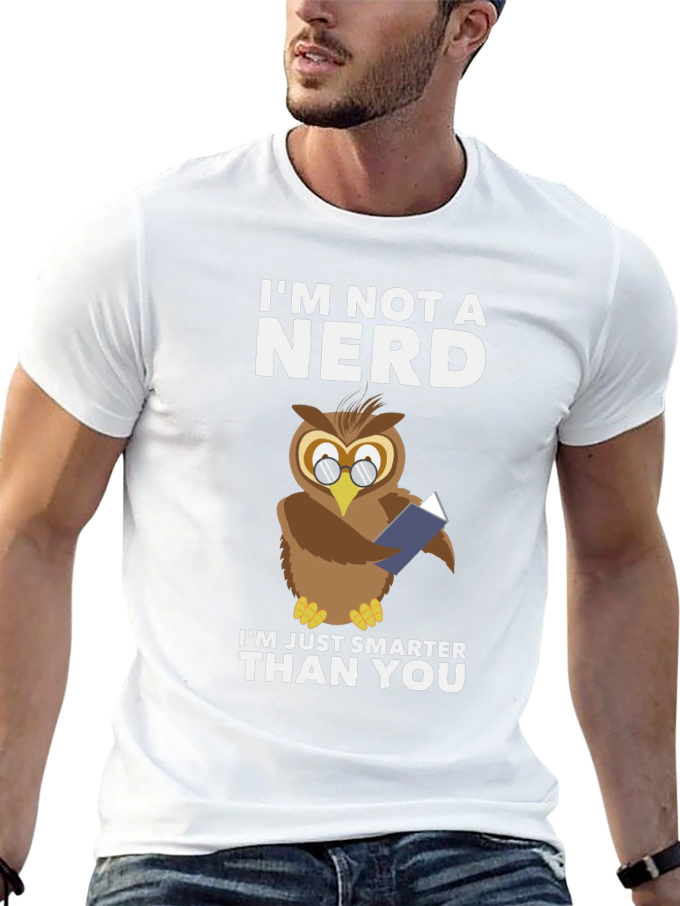 Im Not A Nerd Owl T-Shirt