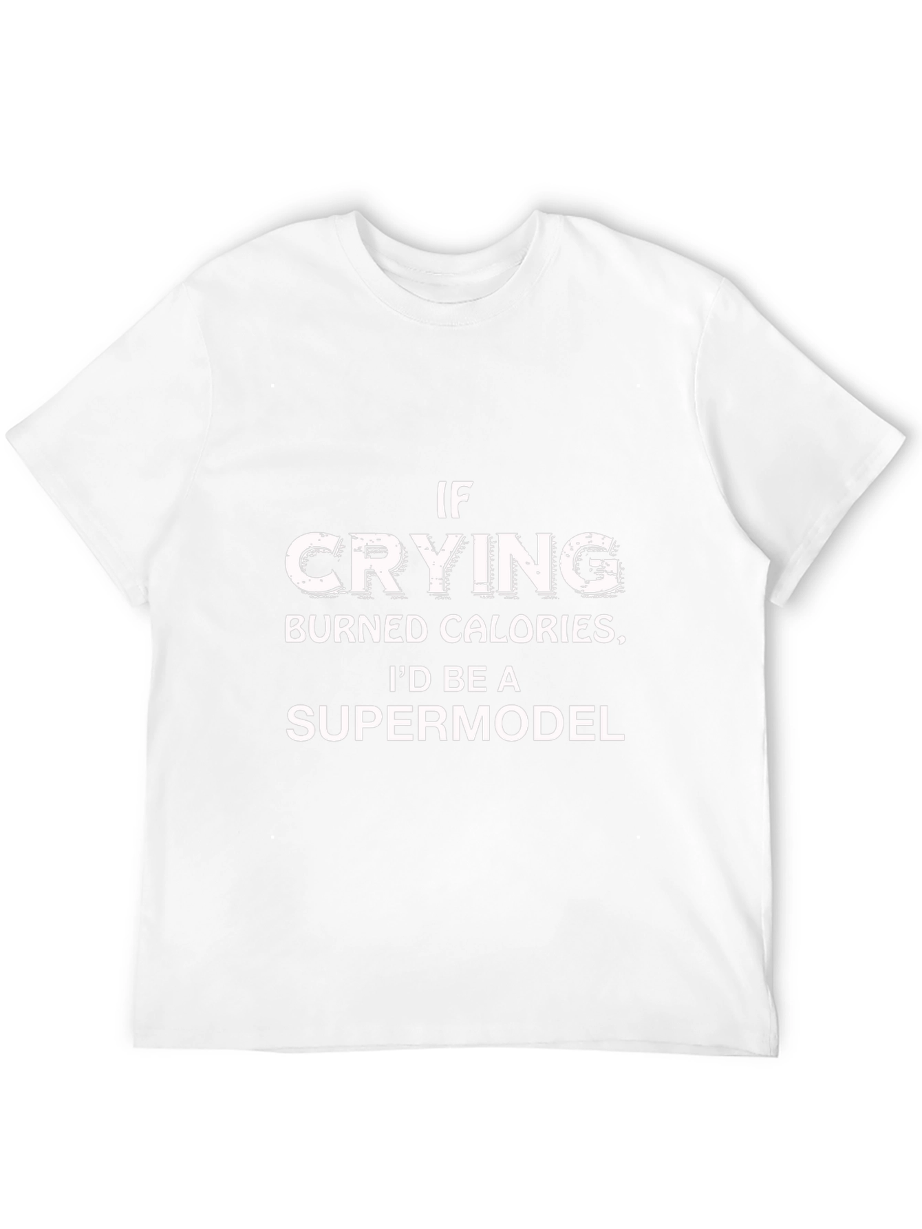 Funny Crying Supermodel Graphic Tee