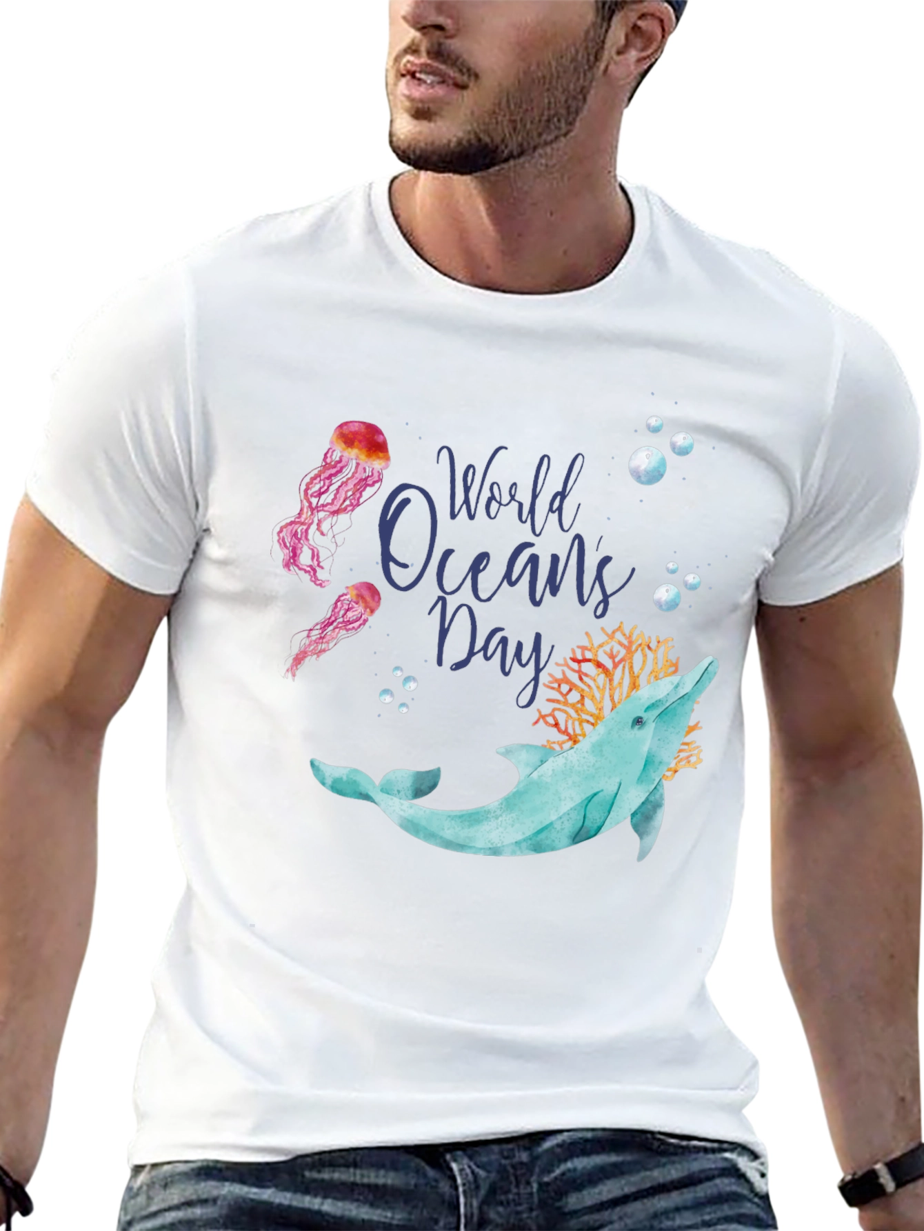 World Oceans Day Dolphin T-Shirt