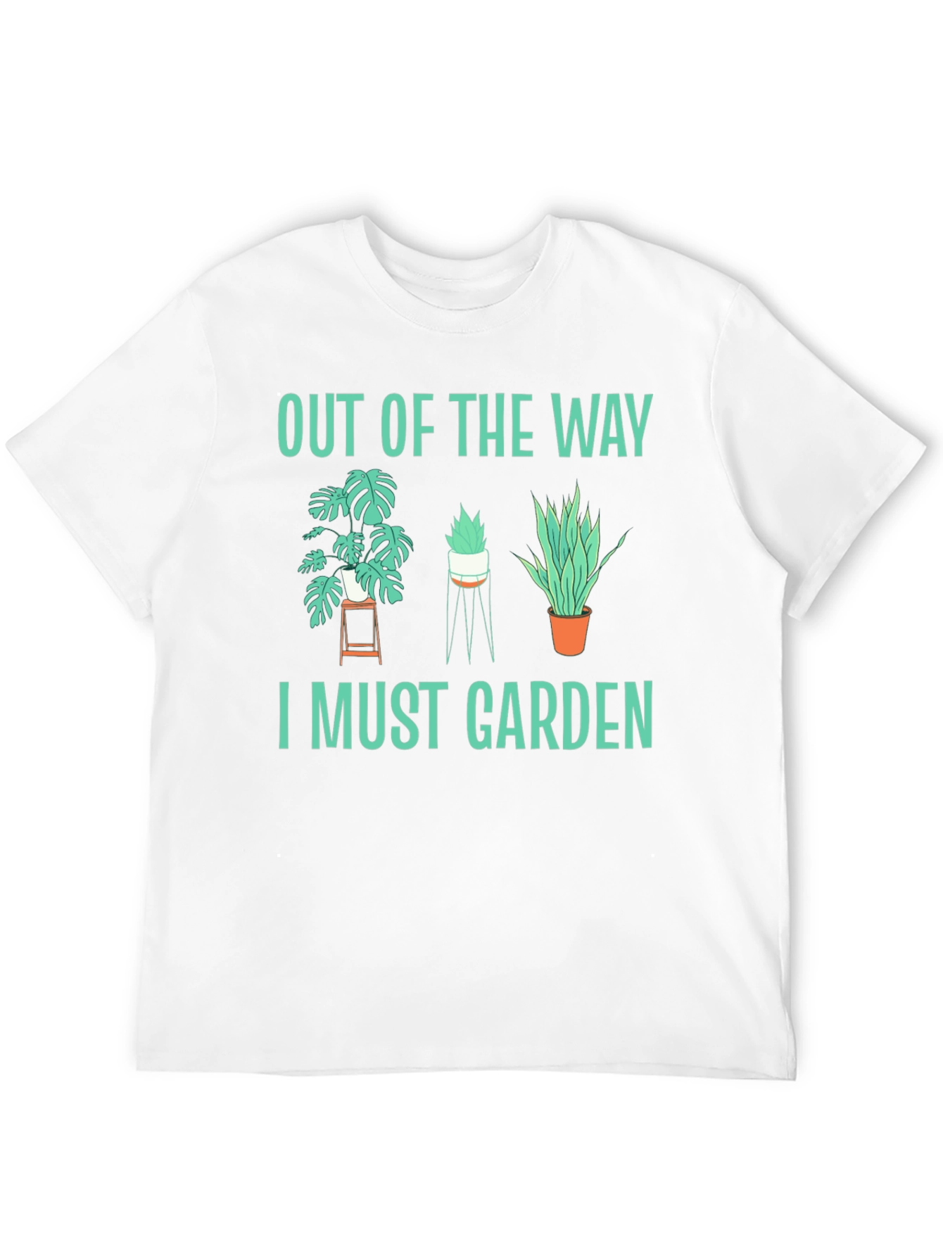 Out of the Way I Must Garden Black T-Shirt