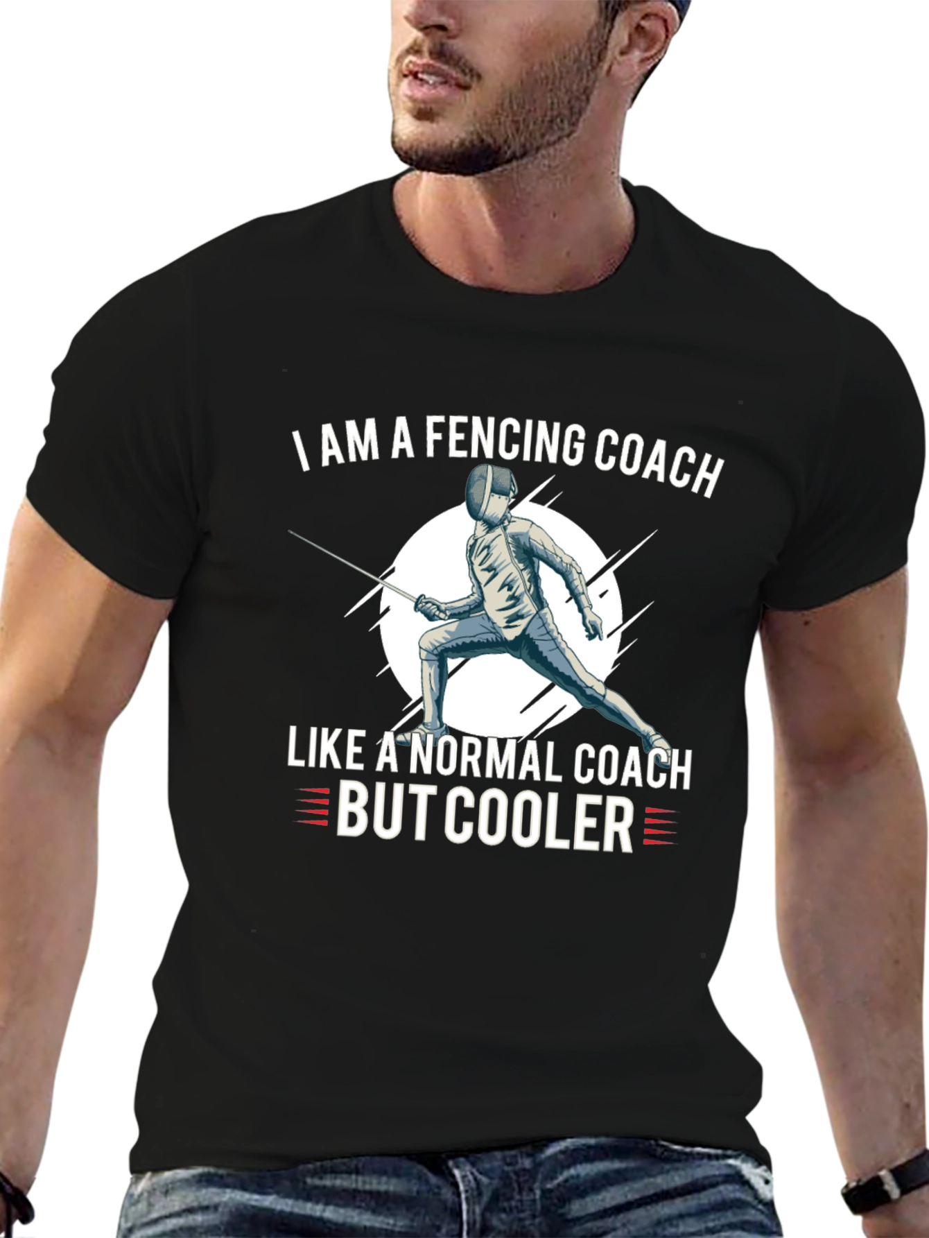 Fencing Coach T-Shirt: Normal Coach But Cooler!