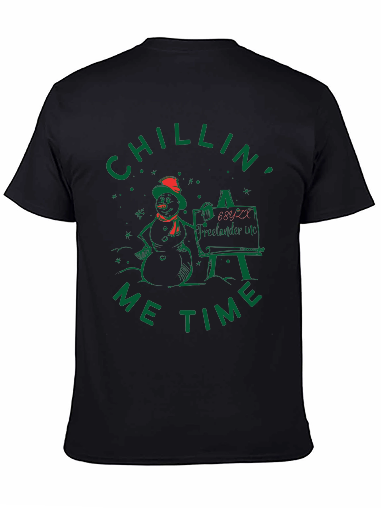 Chillin Me Time Snowman T-Shirt