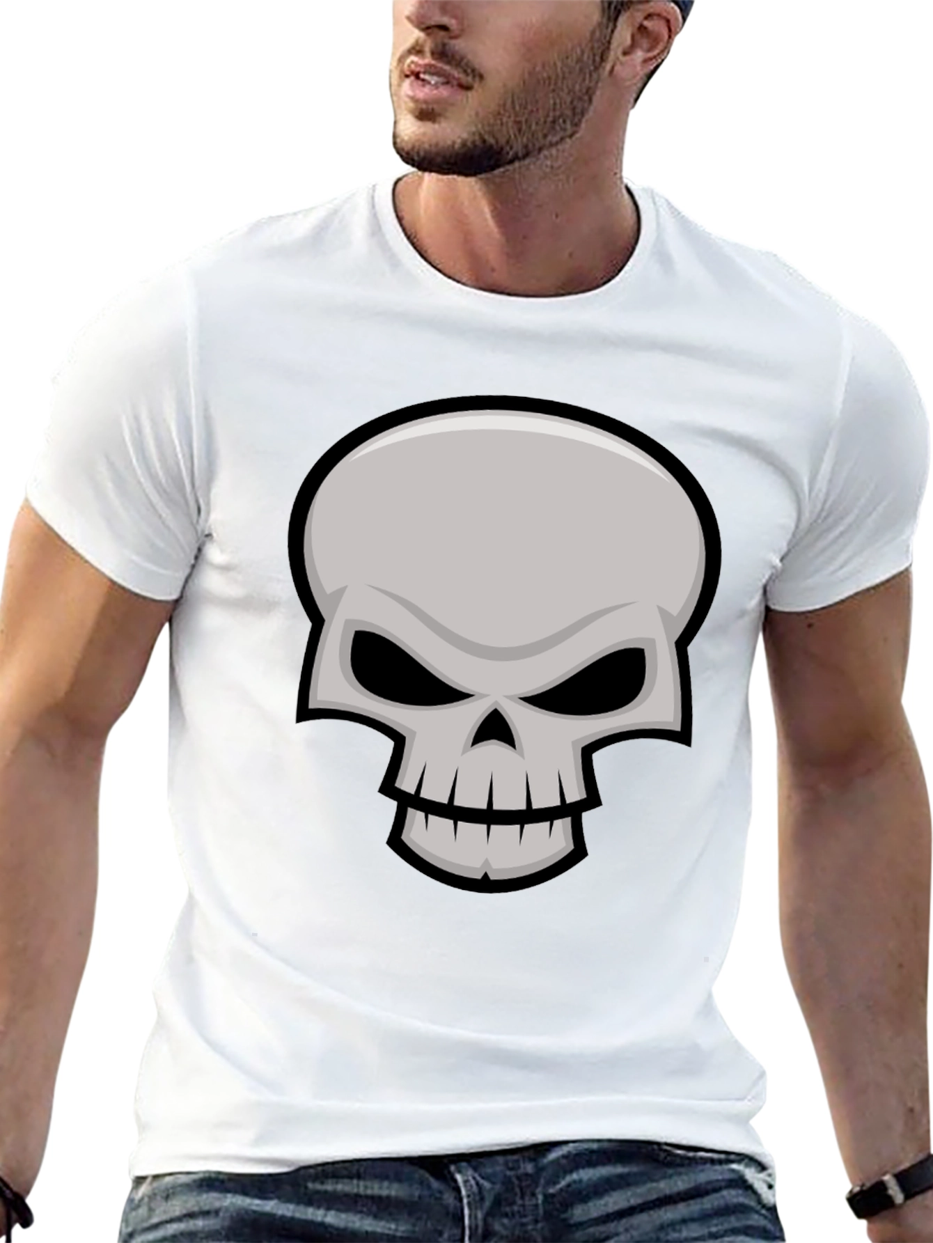 Skull Graphic Black T-Shirt